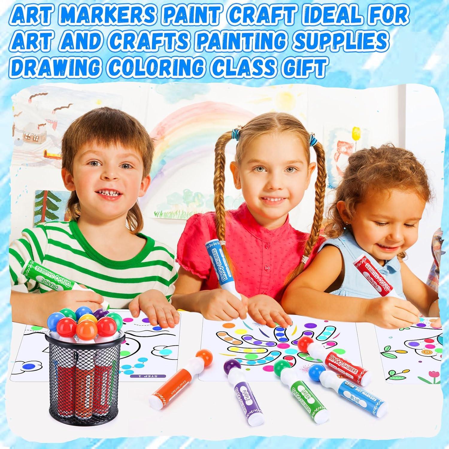 Set de 36 Marcadores de Bingo Crtiin - Colores Mixtos 11.5 cm