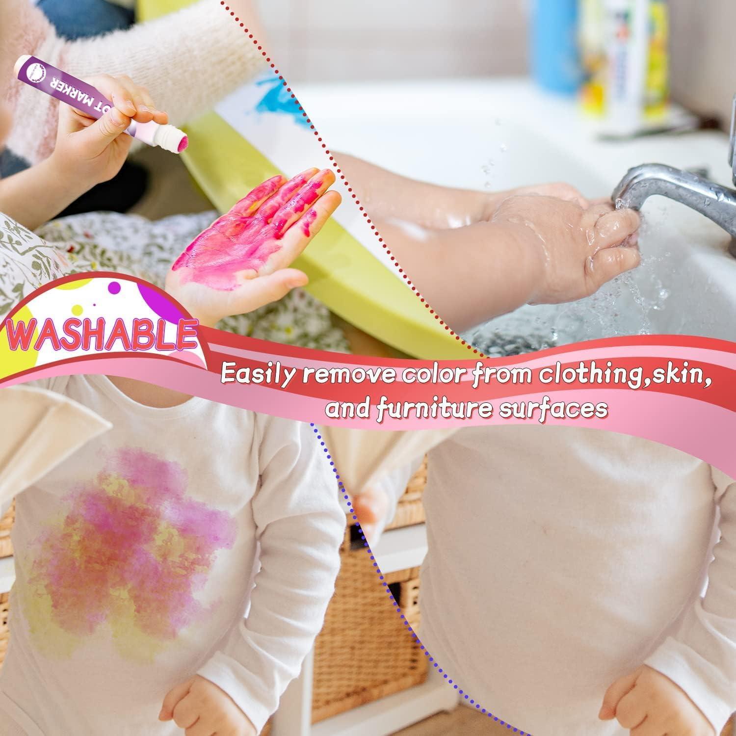 Marcadores de Puntos Bingo Blimark 6 Colores Lavables 120ml