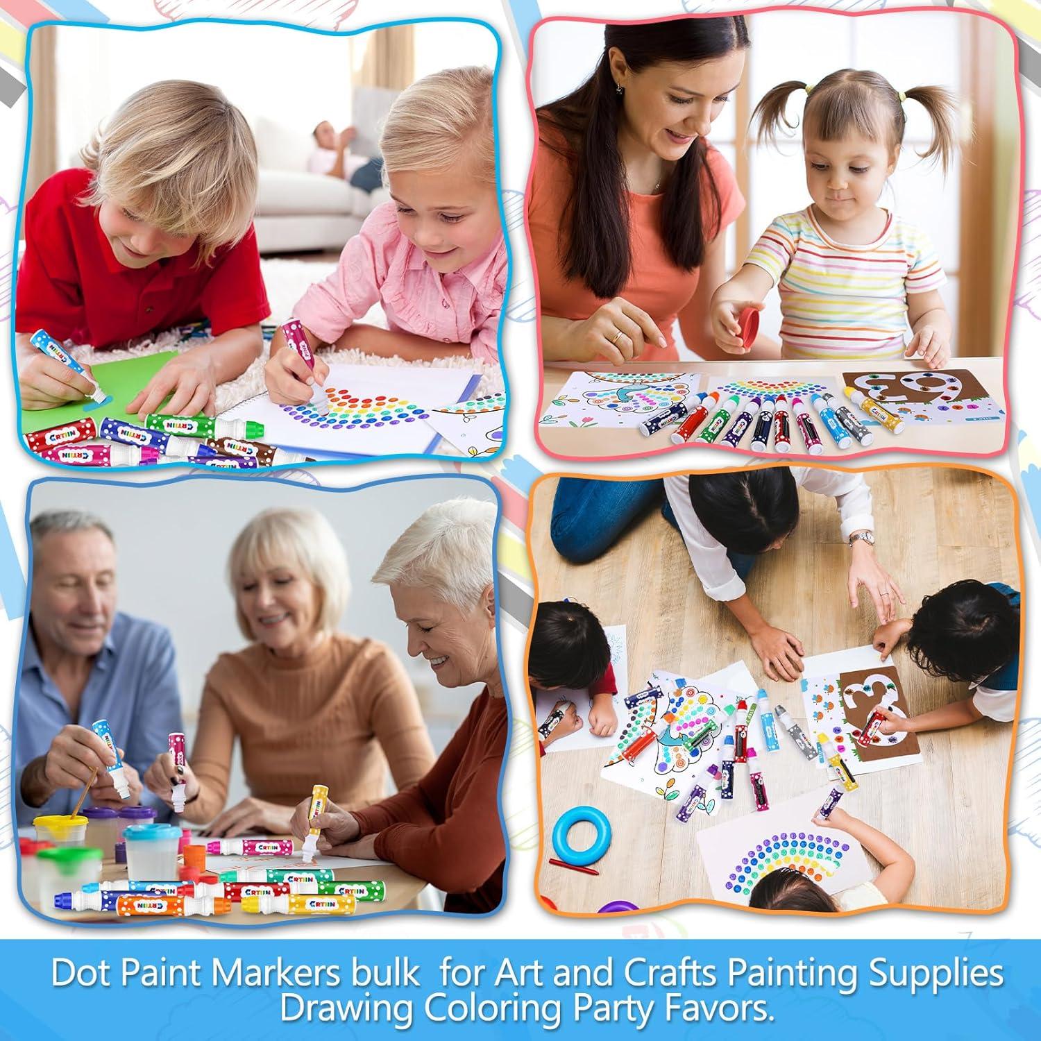 Marcadores de Bingo Crtiin 60 Piezas 12 Colores Surtidos