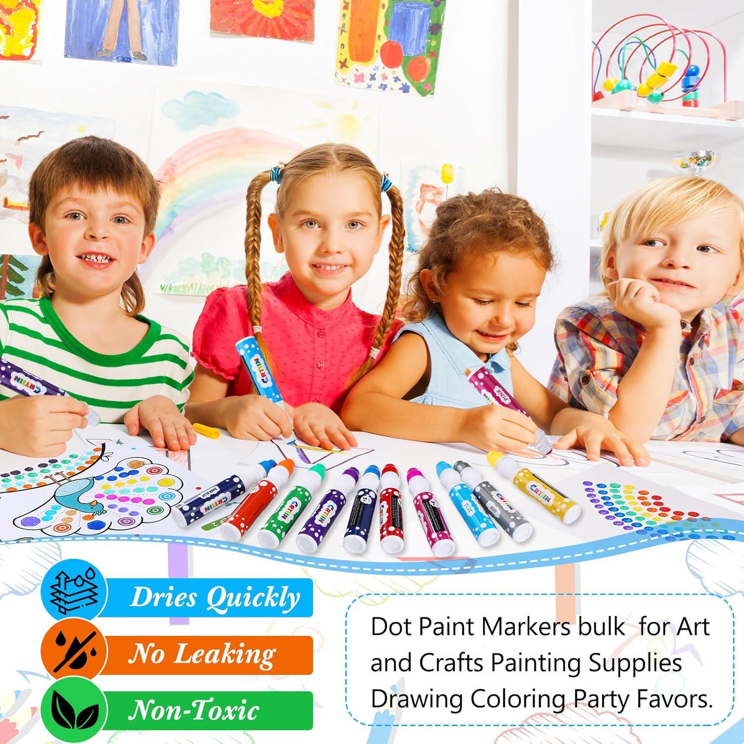 Marcadores de Bingo Crtiin 60 Piezas 12 Colores Surtidos