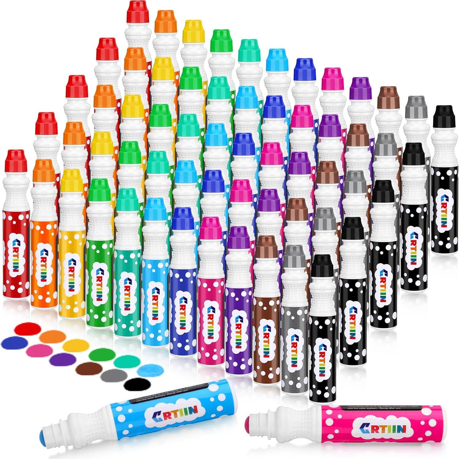 Marcadores de Bingo Crtiin 60 Piezas 12 Colores Surtidos