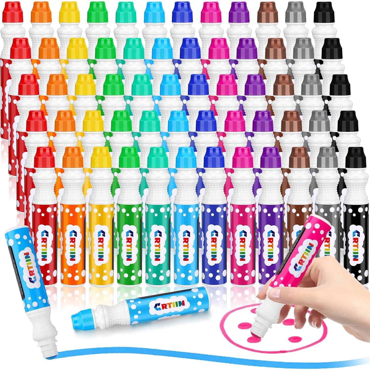 Marcadores de Bingo Crtiin 60 Piezas 12 Colores Surtidos