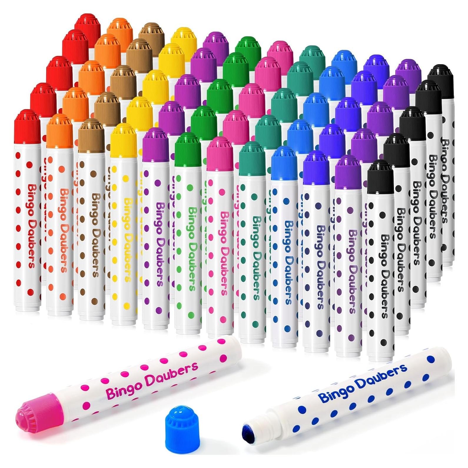 Set de 60 Marcadores de Bingo AmazingSpark en 12 Colores