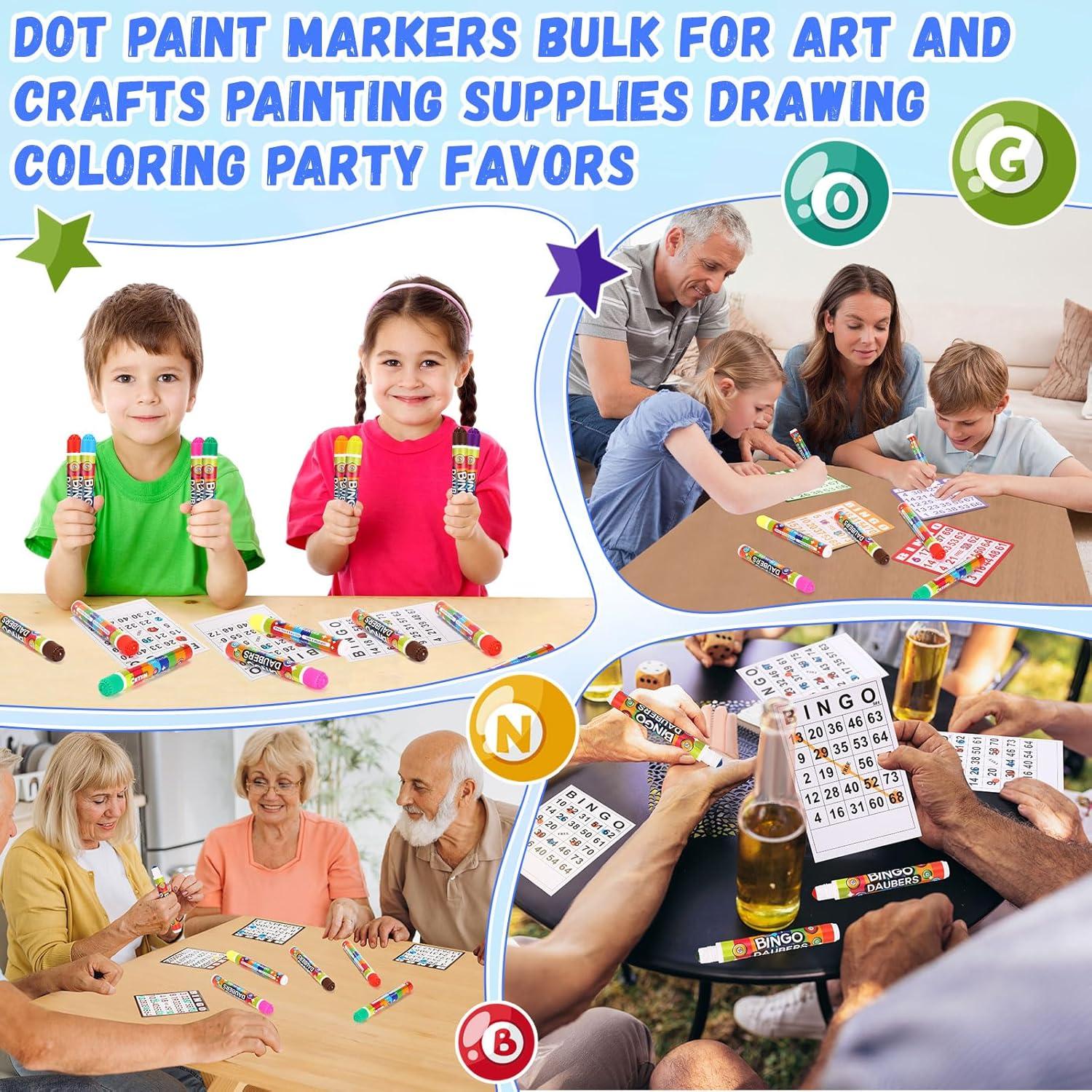 Set de 40 Marcadores de Bingo Crtiin 12ml Multicolores