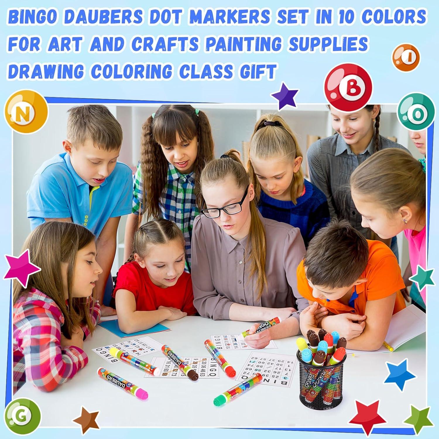 Set de 40 Marcadores de Bingo Crtiin 12ml Multicolores