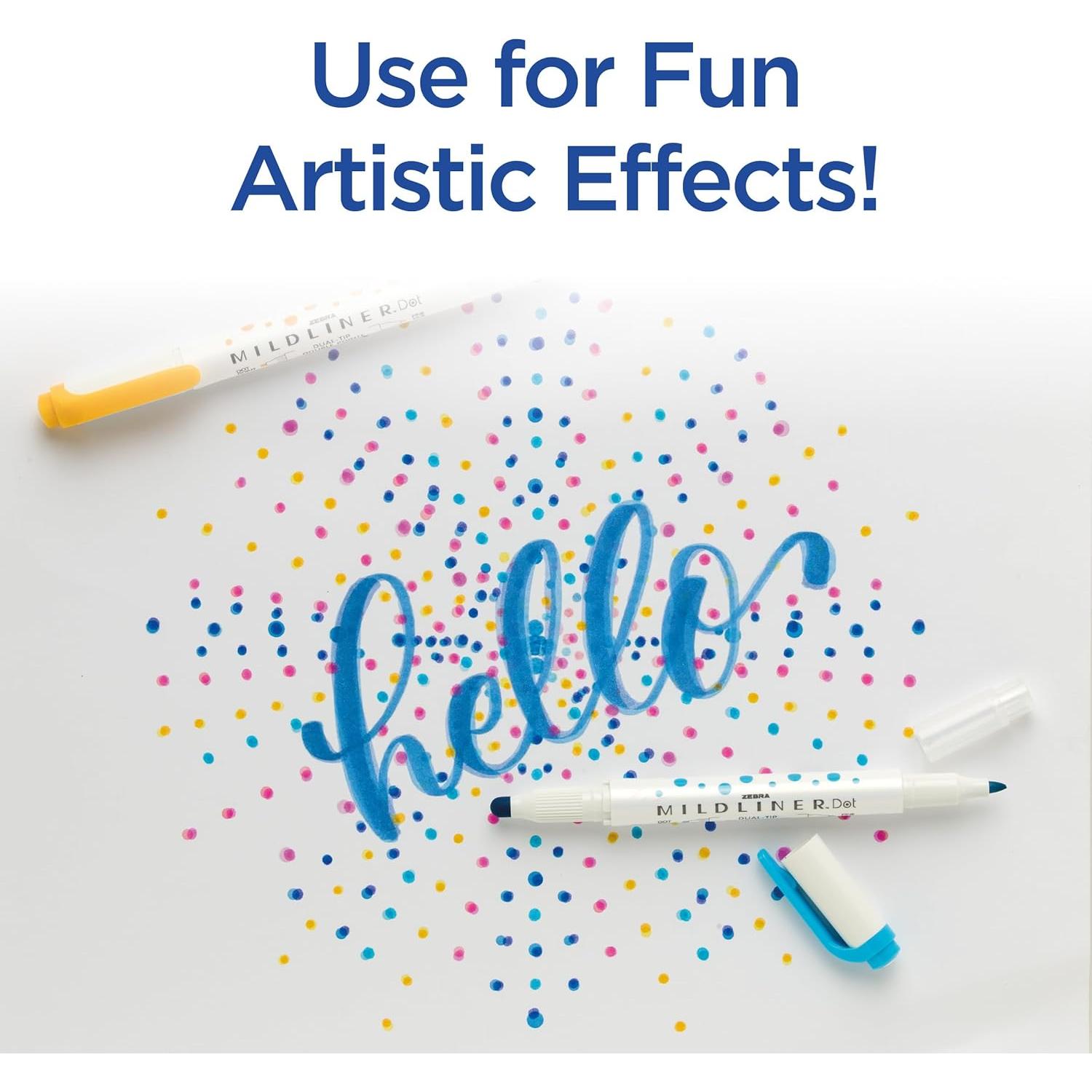 Marcador Doble Punta Zebra Pen Mildliner 10 Colores Tinta Agua