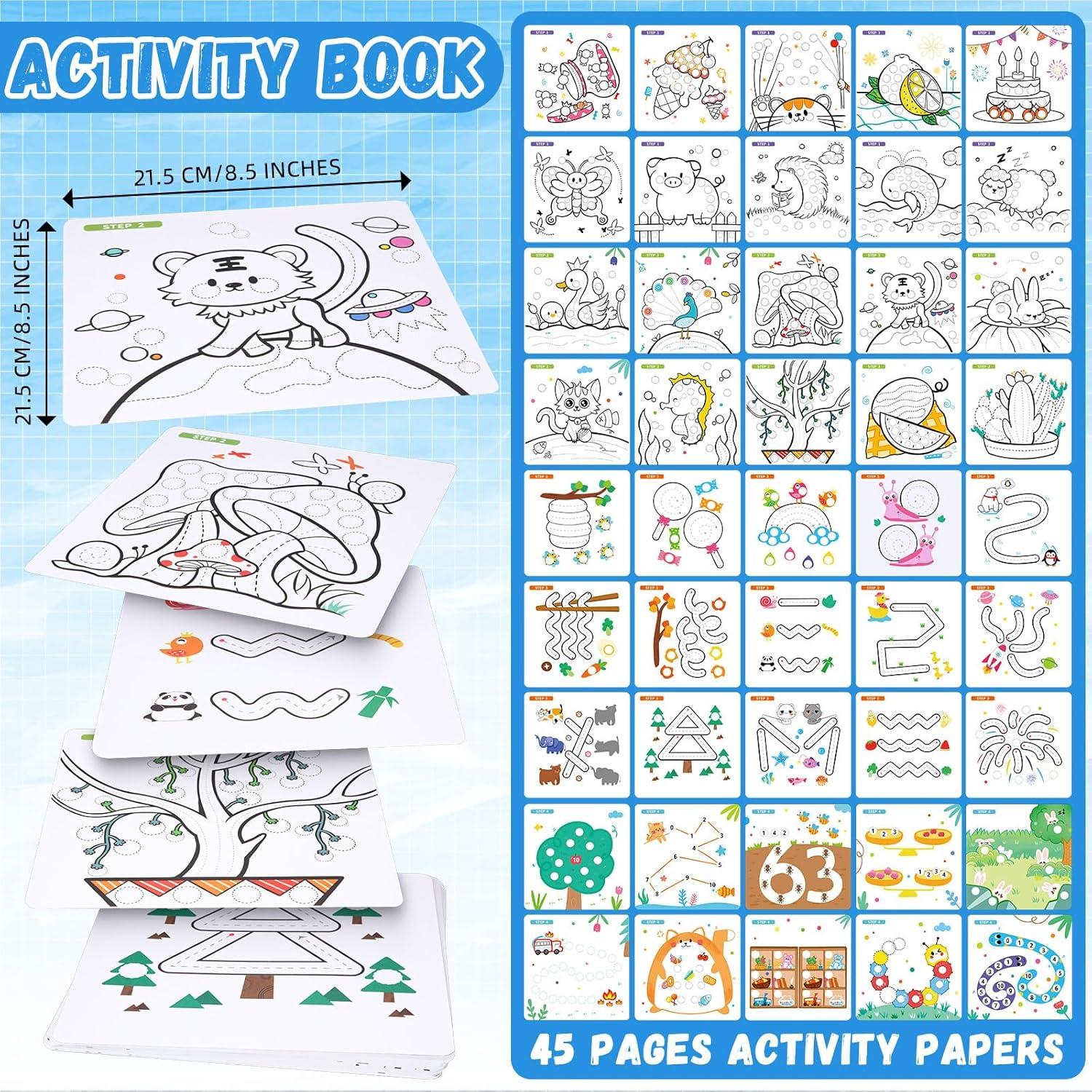 Conjunto de Marcadores de Puntos Crtiin 105 Pack - 60 Colores