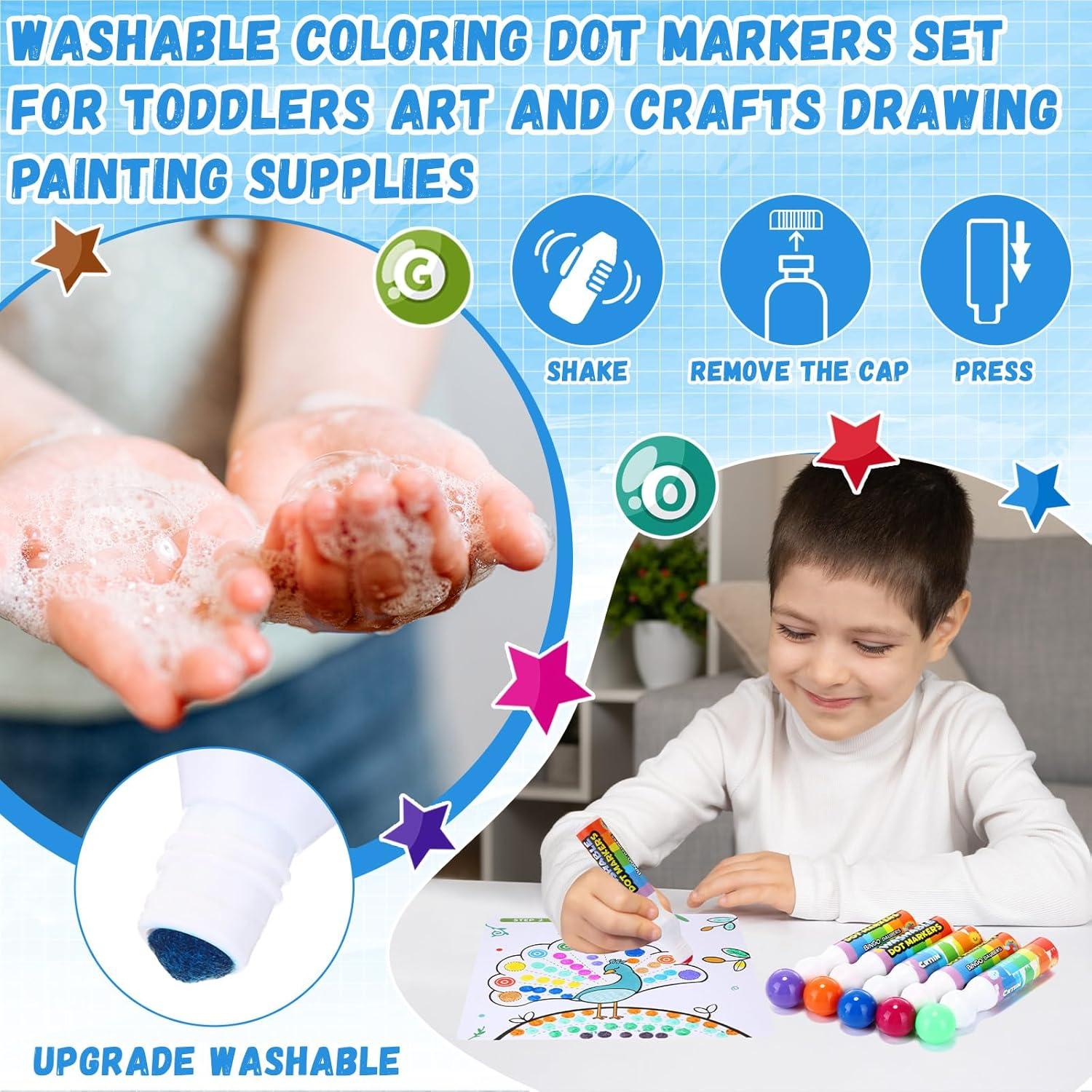 Conjunto de Marcadores de Puntos Crtiin 105 Pack - 60 Colores