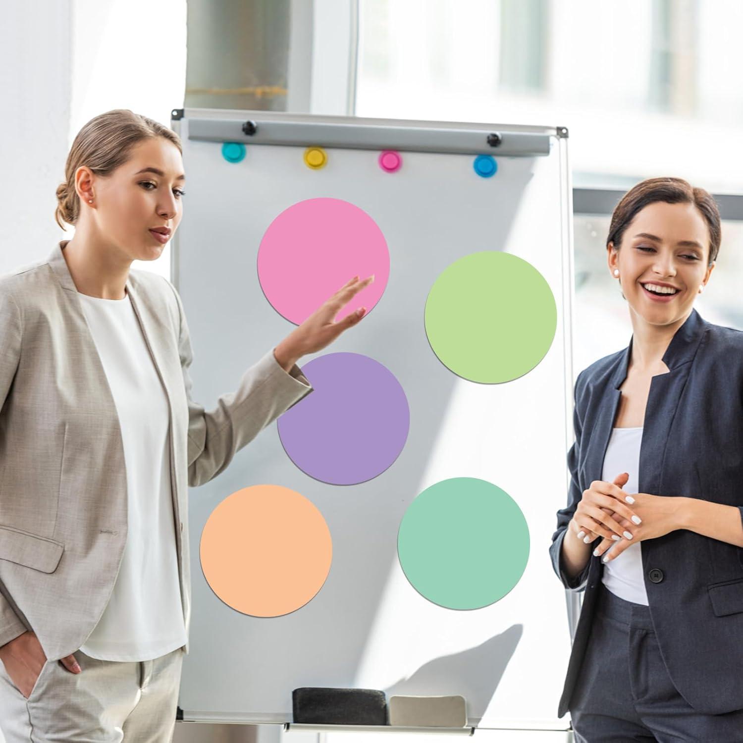 Puntos de Borrado Circulares Coloridos Lincia 27 cm - 24 Piezas