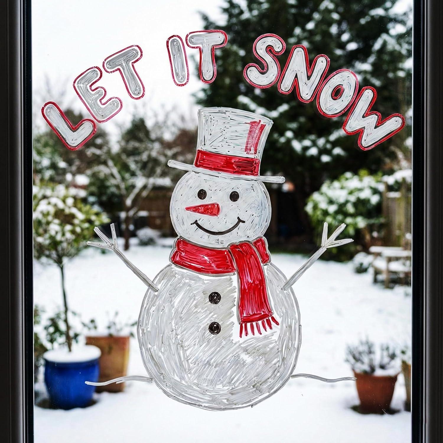 Marcadores de Tiza Blanca Chalkola Punta Fina 3mm - 4 Unidades