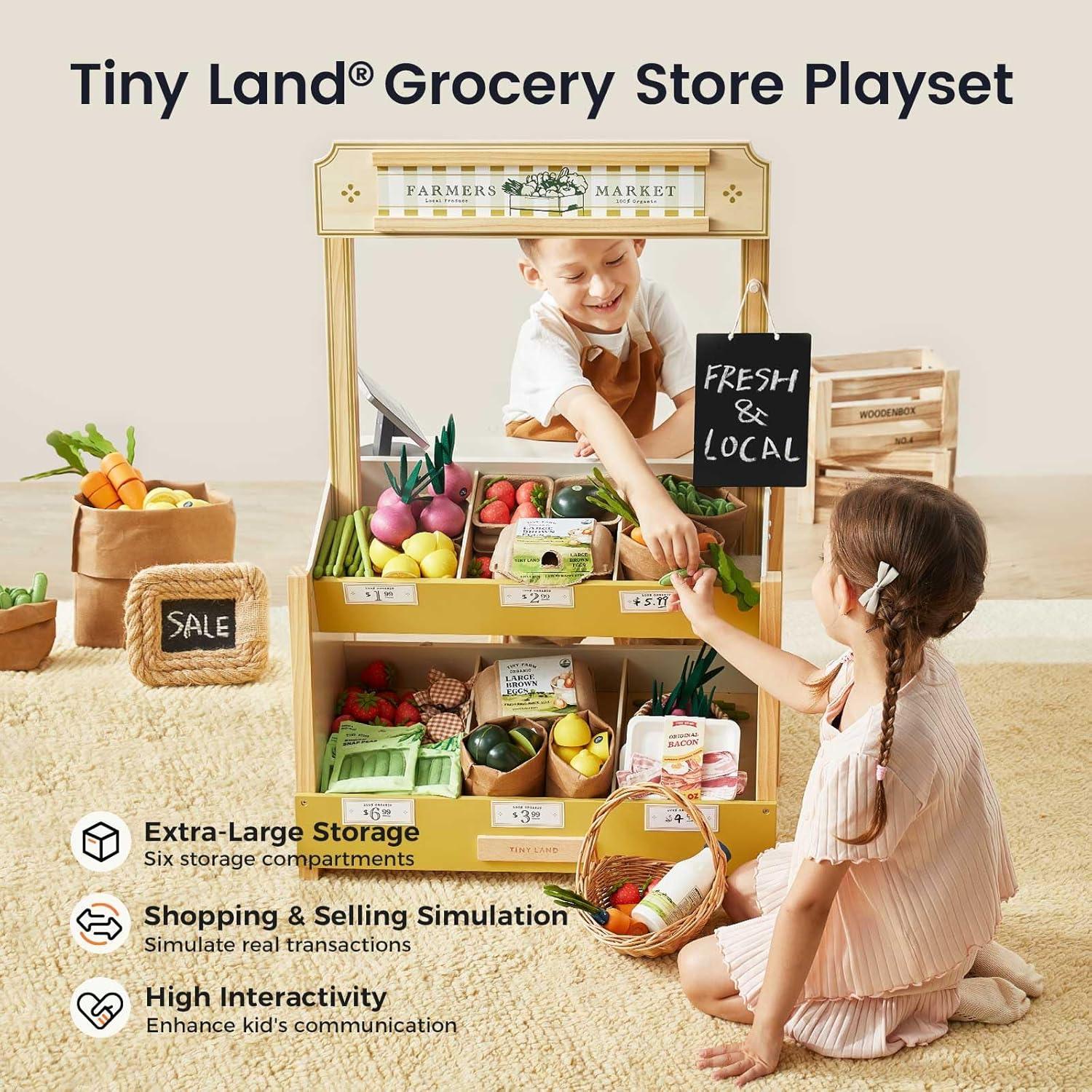 Tienda de Juguete de Madera Tiny Land - Mercado de Agricultores y Cafetería