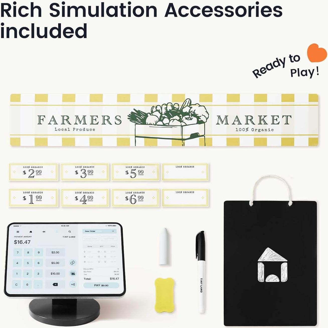 Tienda de Juguete de Madera Tiny Land - Mercado de Agricultores y Cafetería