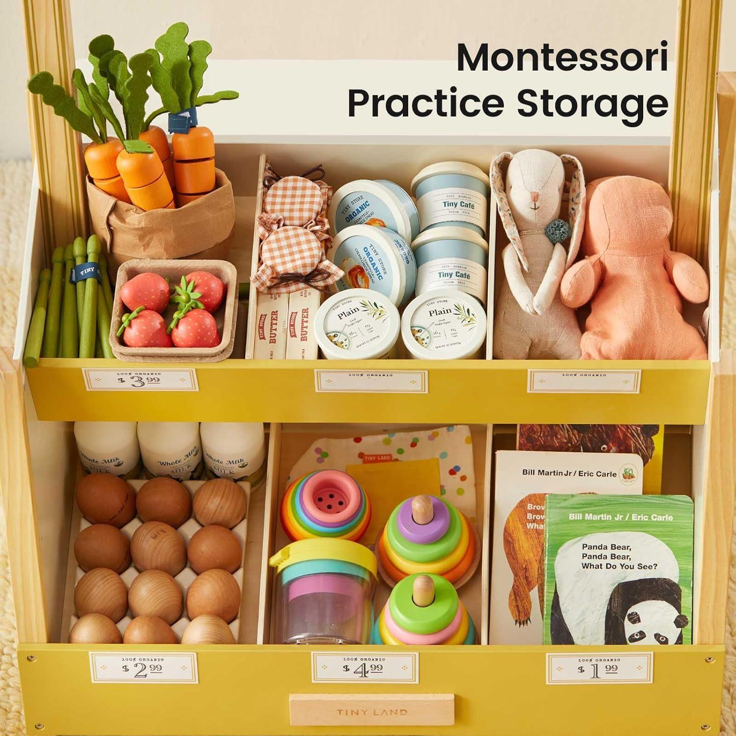 Tienda de Juguete de Madera Tiny Land - Mercado de Agricultores y Cafetería