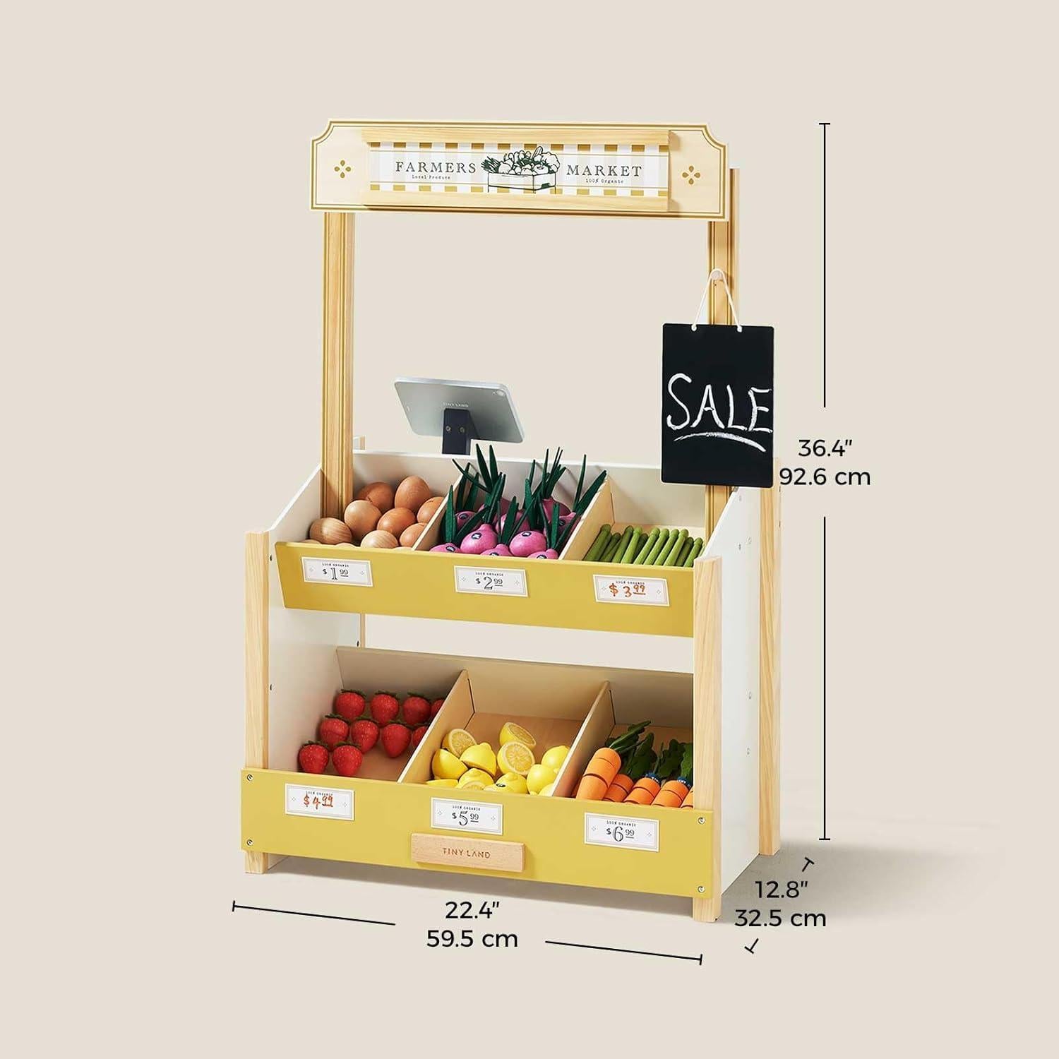 Tienda de Juguete de Madera Tiny Land - Mercado de Agricultores y Cafetería