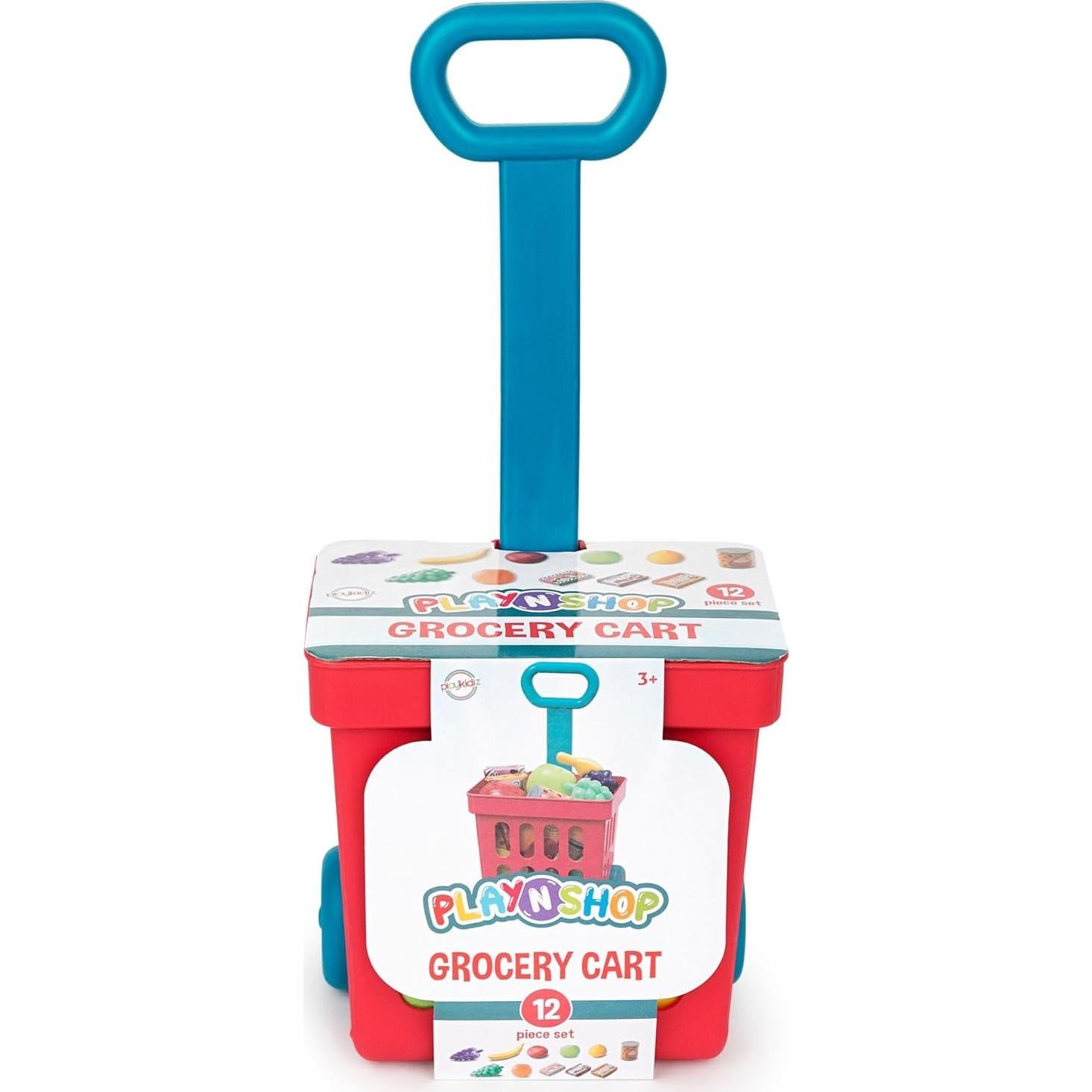 Juego de Carrito de Compras Playkidz con Caja Registradora 13 Piezas