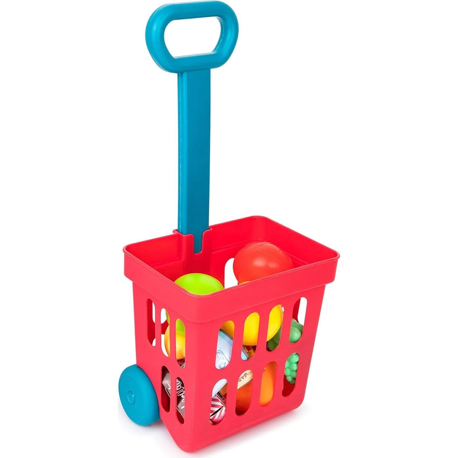 Juego de Carrito de Compras Playkidz con Caja Registradora 13 Piezas