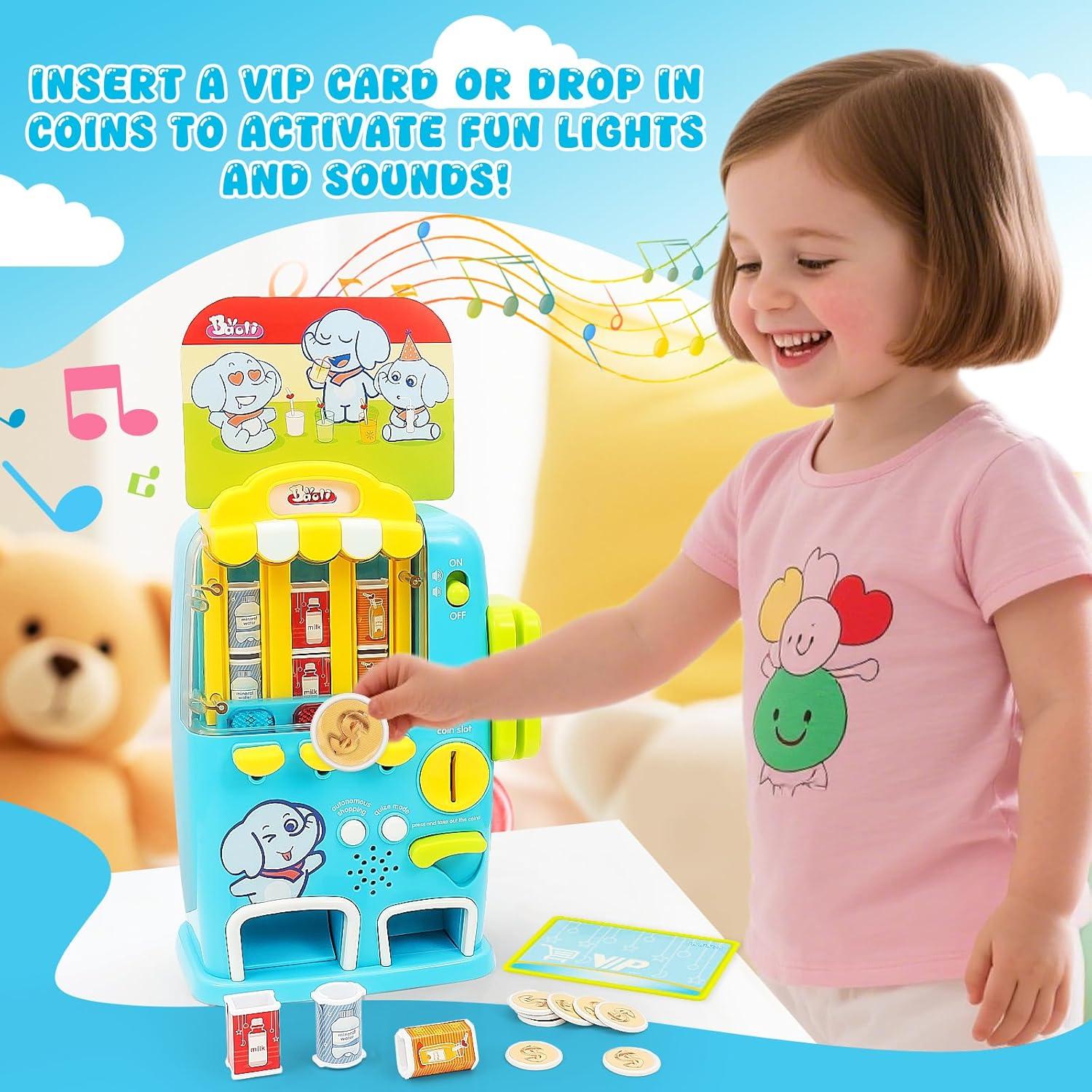 Juguete Máquina Expendedora Interactiva Baoli 33cm Luces Sonidos