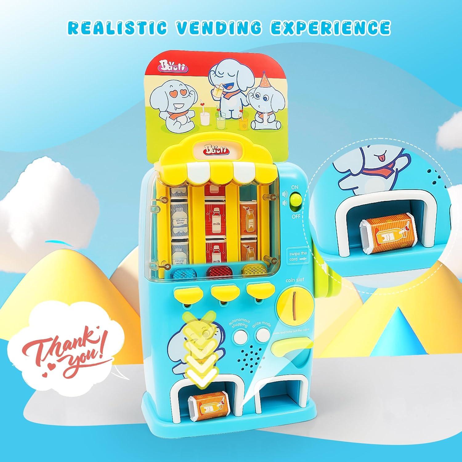 Juguete Máquina Expendedora Interactiva Baoli 33cm Luces Sonidos