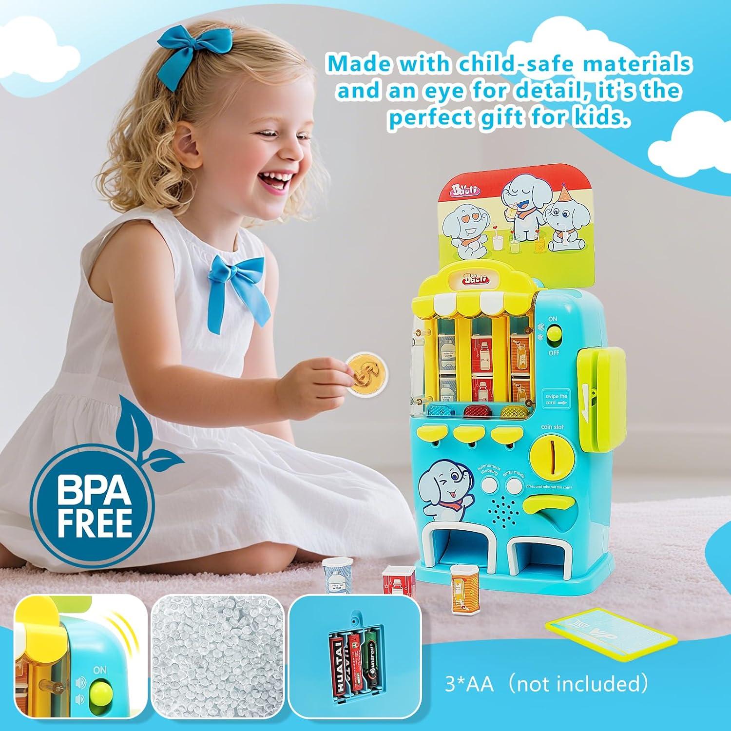 Juguete Máquina Expendedora Interactiva Baoli 33cm Luces Sonidos