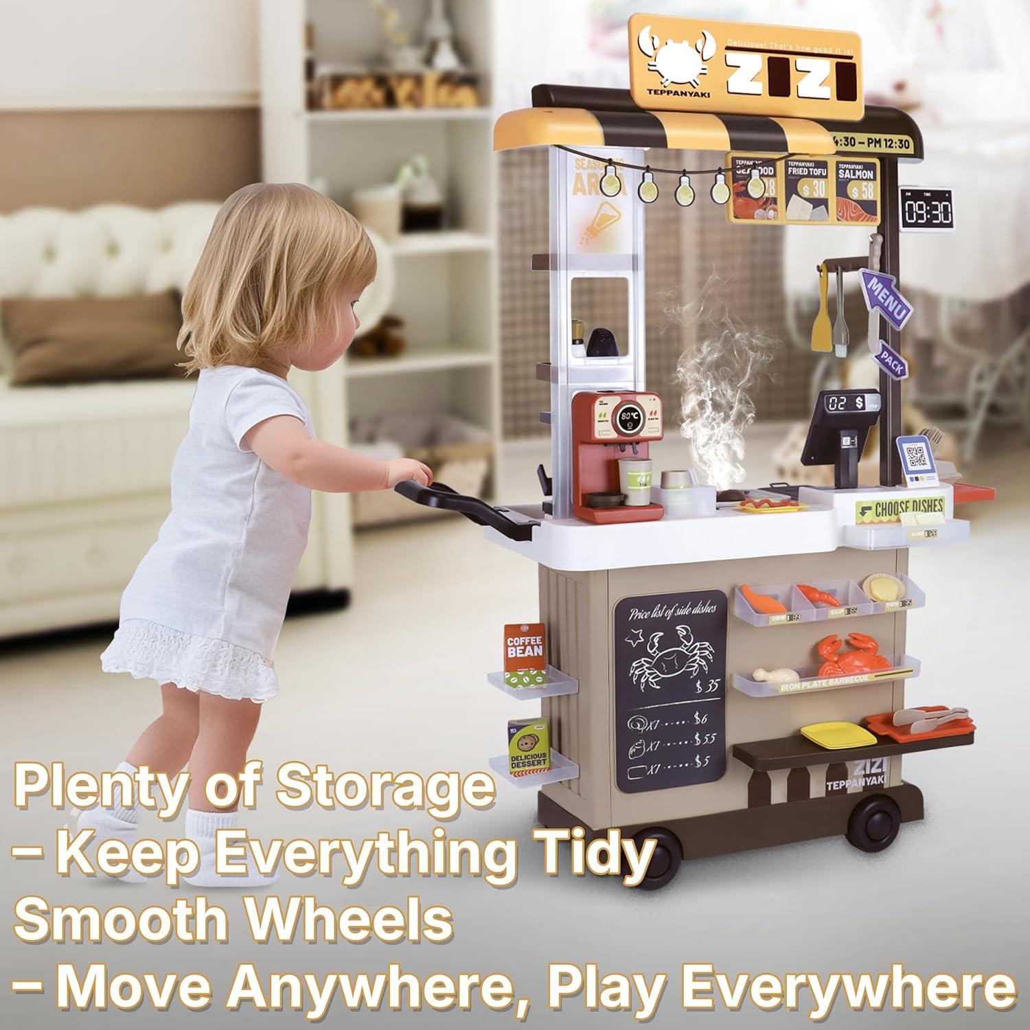 Juego de Cocina Interactivo Grill Shop 83PCS para Niños