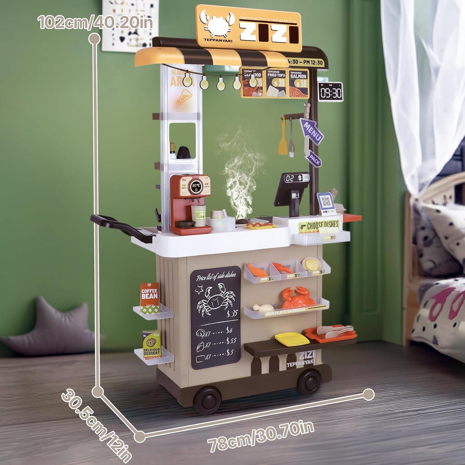 Juego de Cocina Interactivo Grill Shop 83PCS para Niños