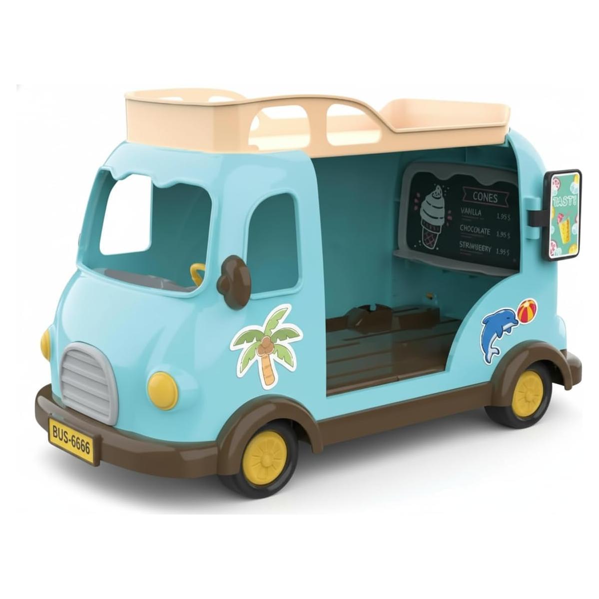 Camión de Helados OLEOCA con Mesa y Sillas - Juguete 27.7x17.3 cm