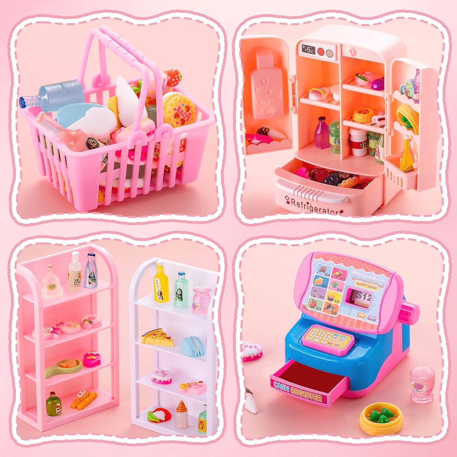 Juego de Juguetes de Cocina Miniatura Prudiut 169 Piezas