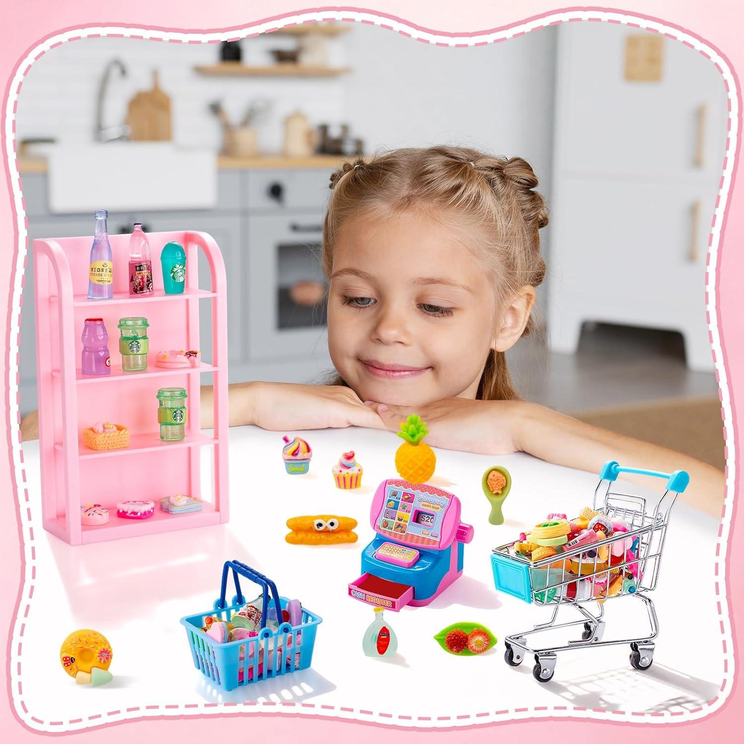 Juego de Juguetes de Cocina Miniatura Prudiut 169 Piezas