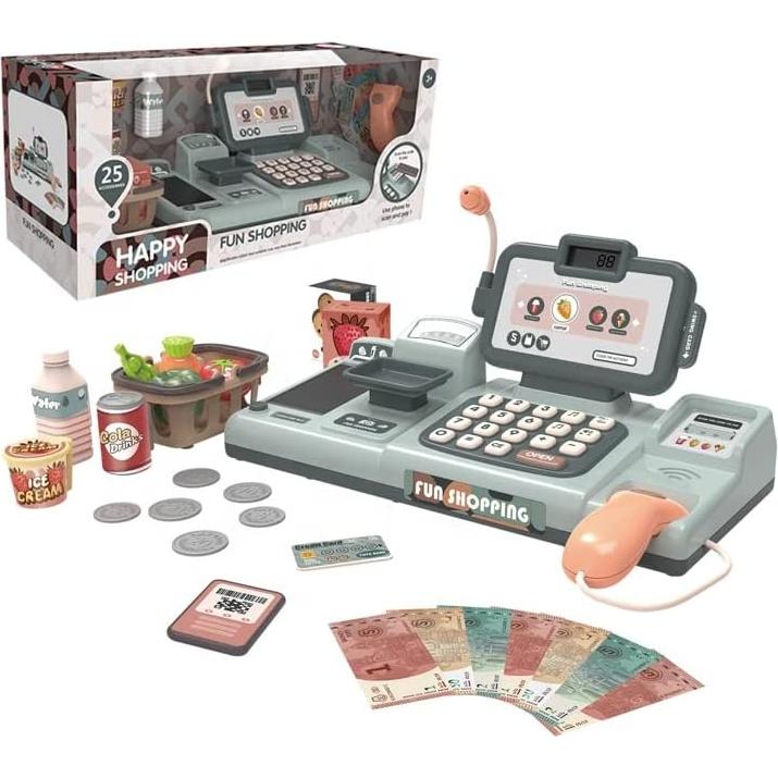 Caja Registradora de Juguete Valesan con 25 Accesorios