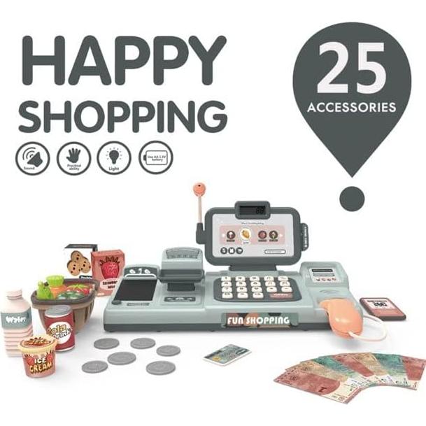 Caja Registradora de Juguete Valesan con 25 Accesorios