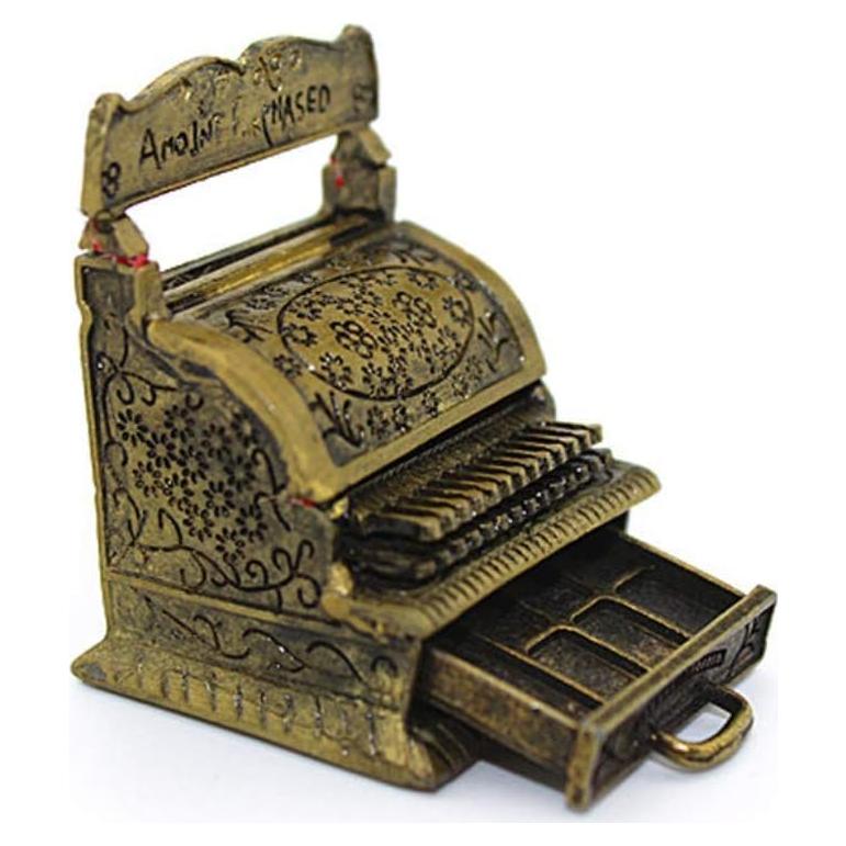 Caja Registradora Vintage Miniatura Jowxsx 1:12 Metal 42g