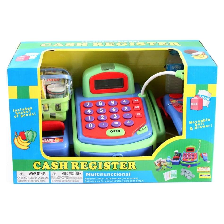 Caja Registradora Infantil Diversión Infantil Verde