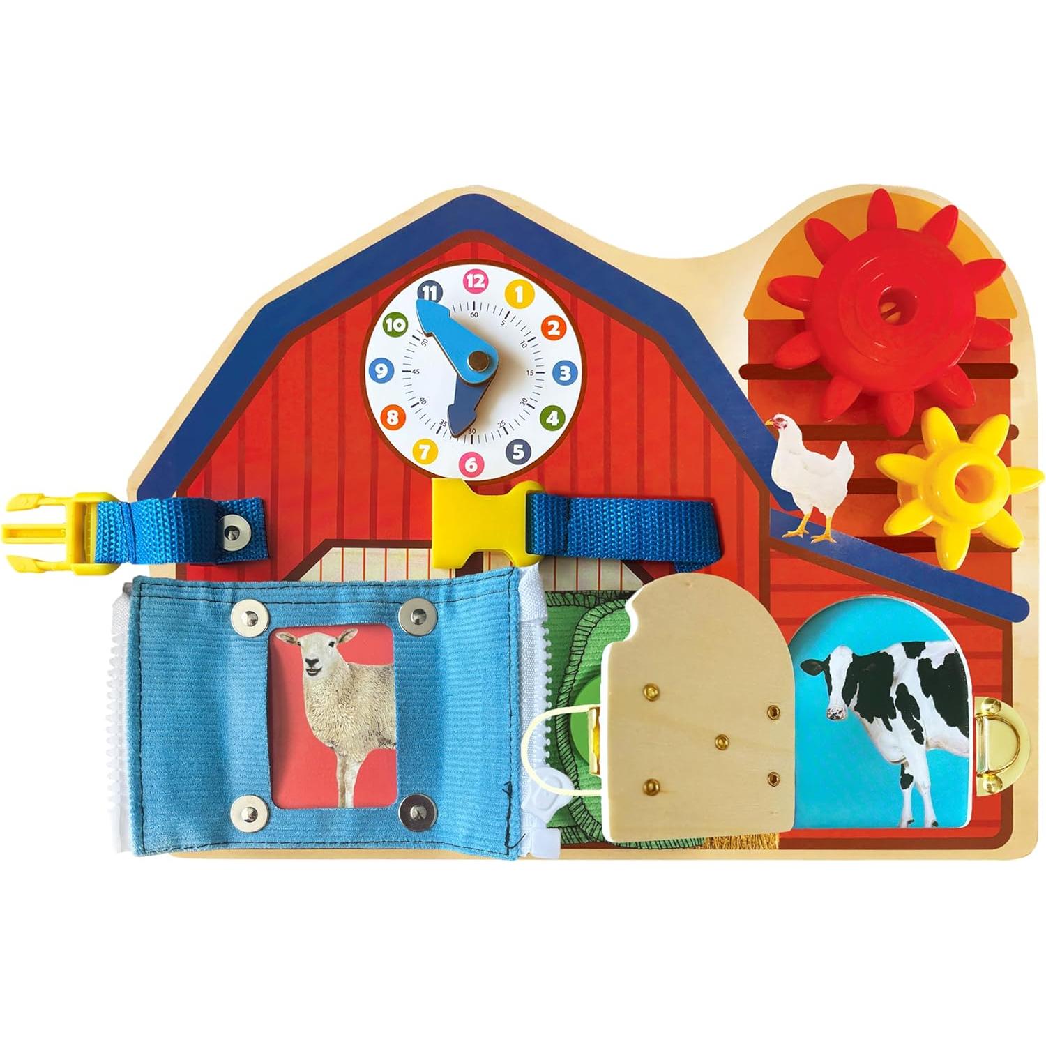 Tablero Ocupado de Madera Julian & Luca 31x23 cm para Niños