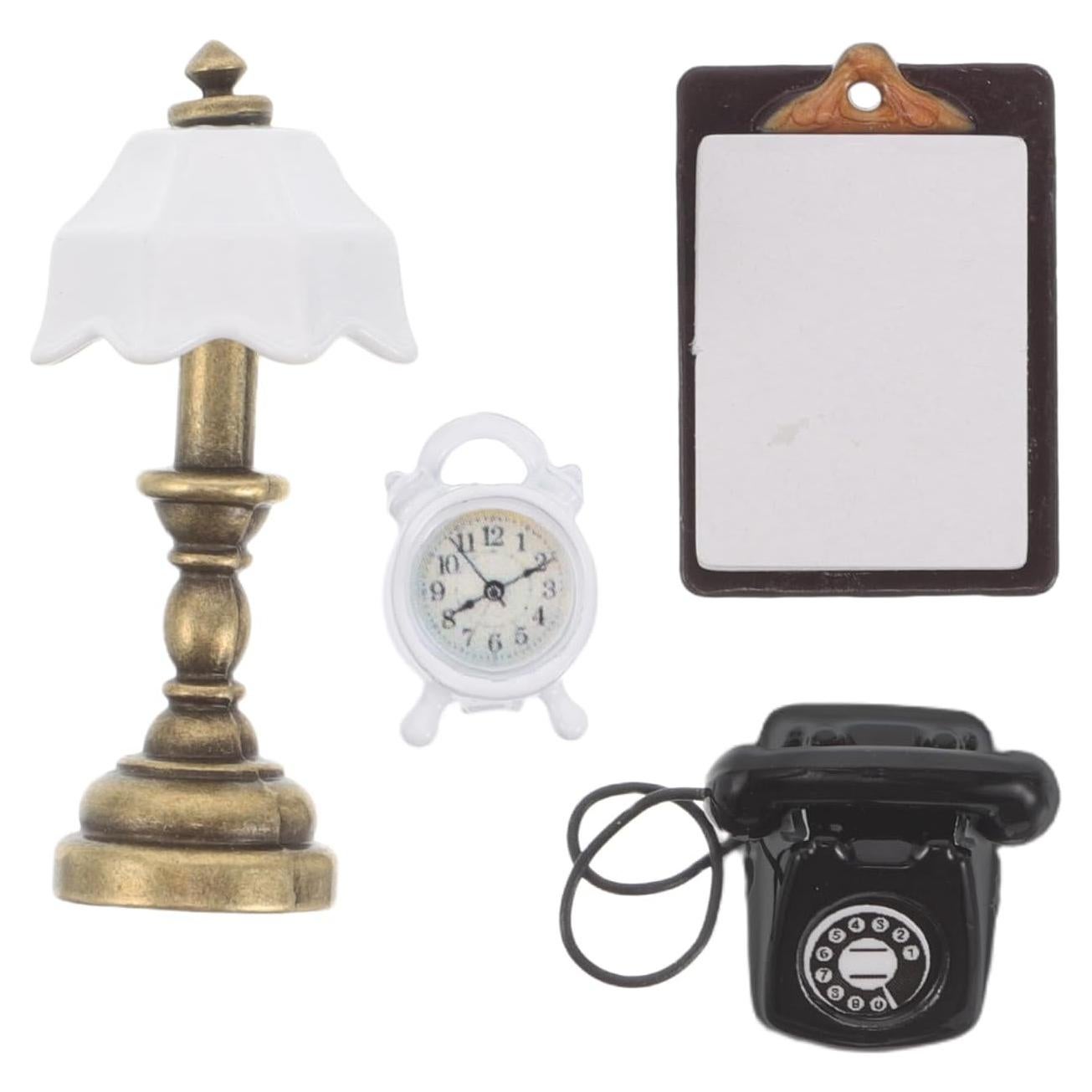 Lámpara miniatura TOYANDONA para casa de muñecas LED