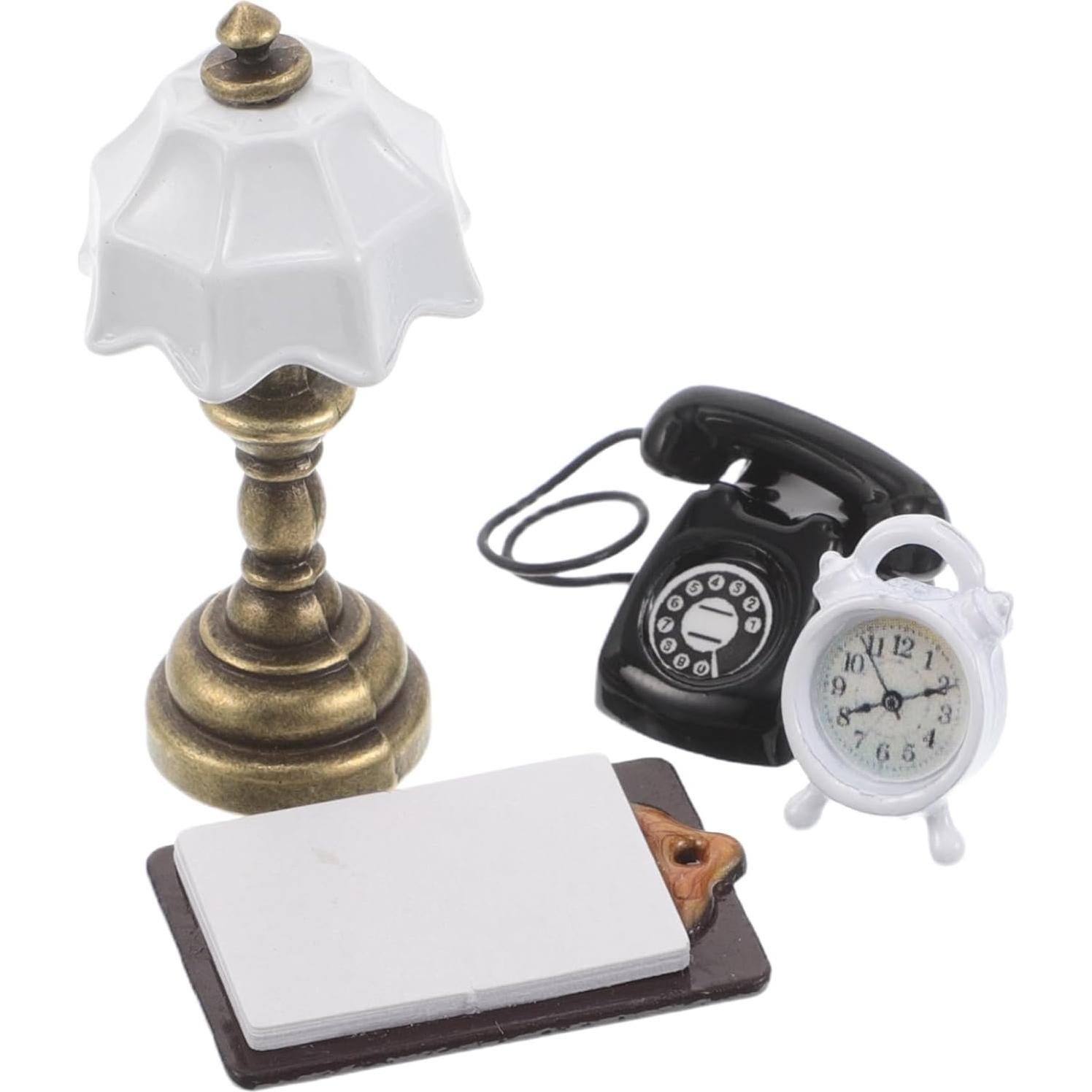 Lámpara miniatura TOYANDONA para casa de muñecas LED