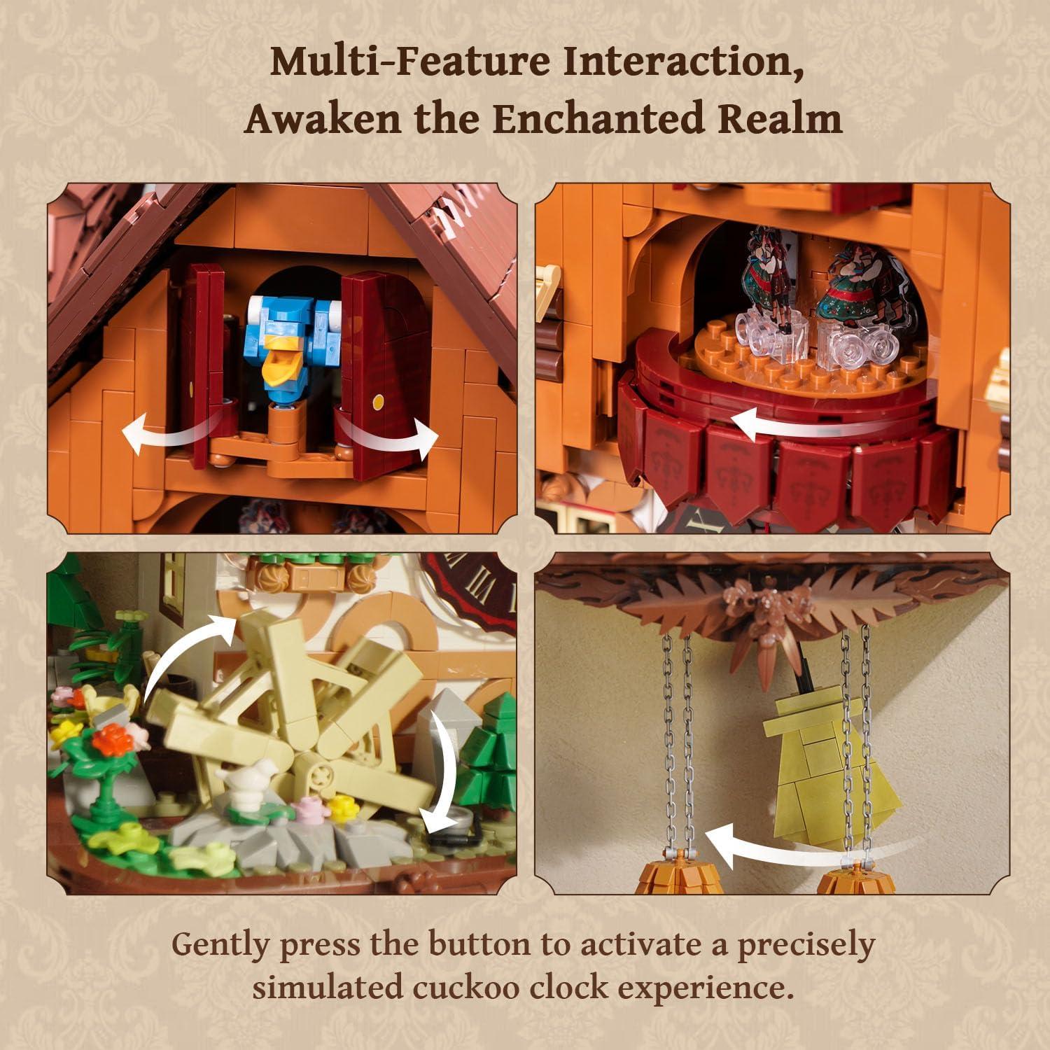 Reloj de Cuckoo PANTASY 85027 Mecánico Vintage 30.5x59.2cm