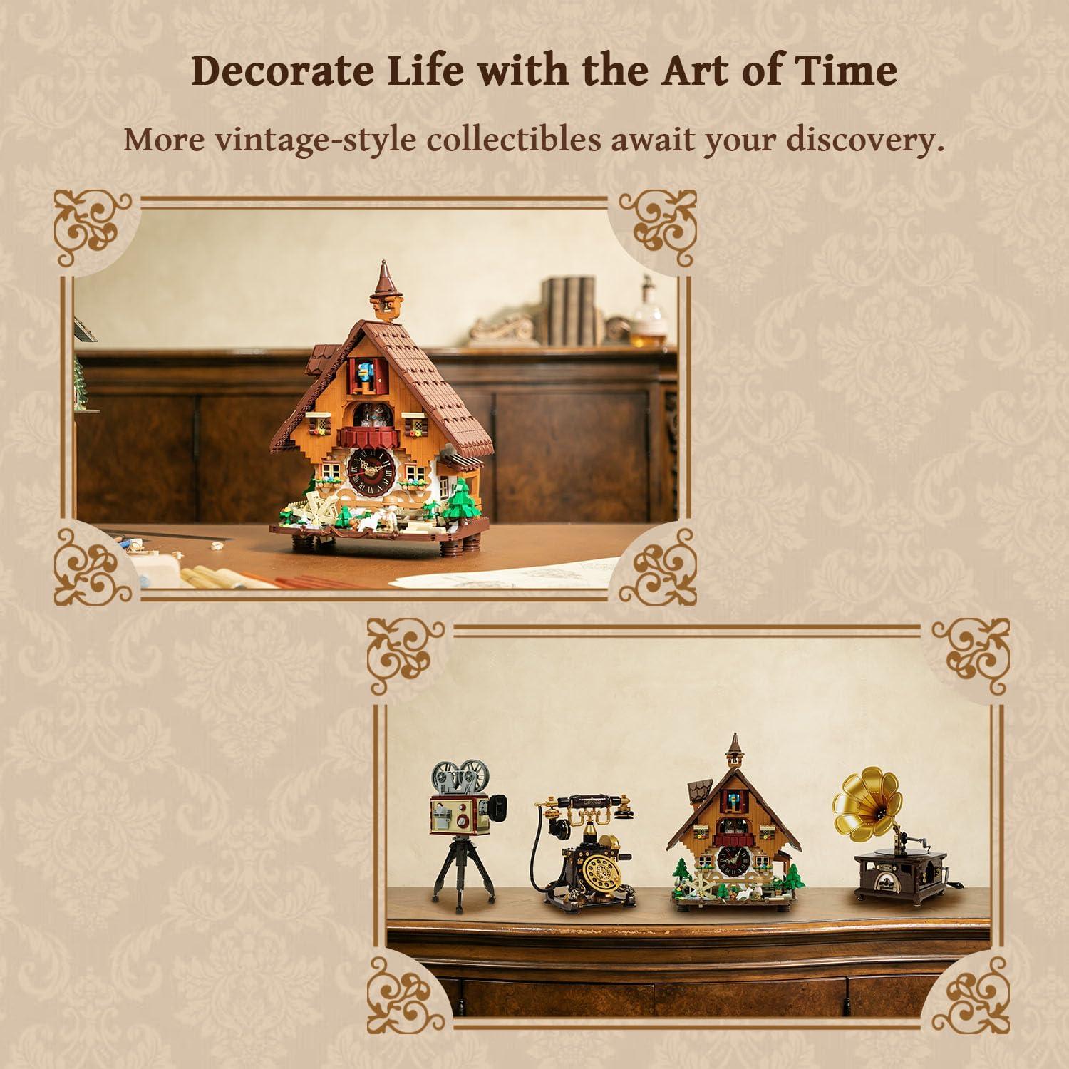 Reloj de Cuckoo PANTASY 85027 Mecánico Vintage 30.5x59.2cm