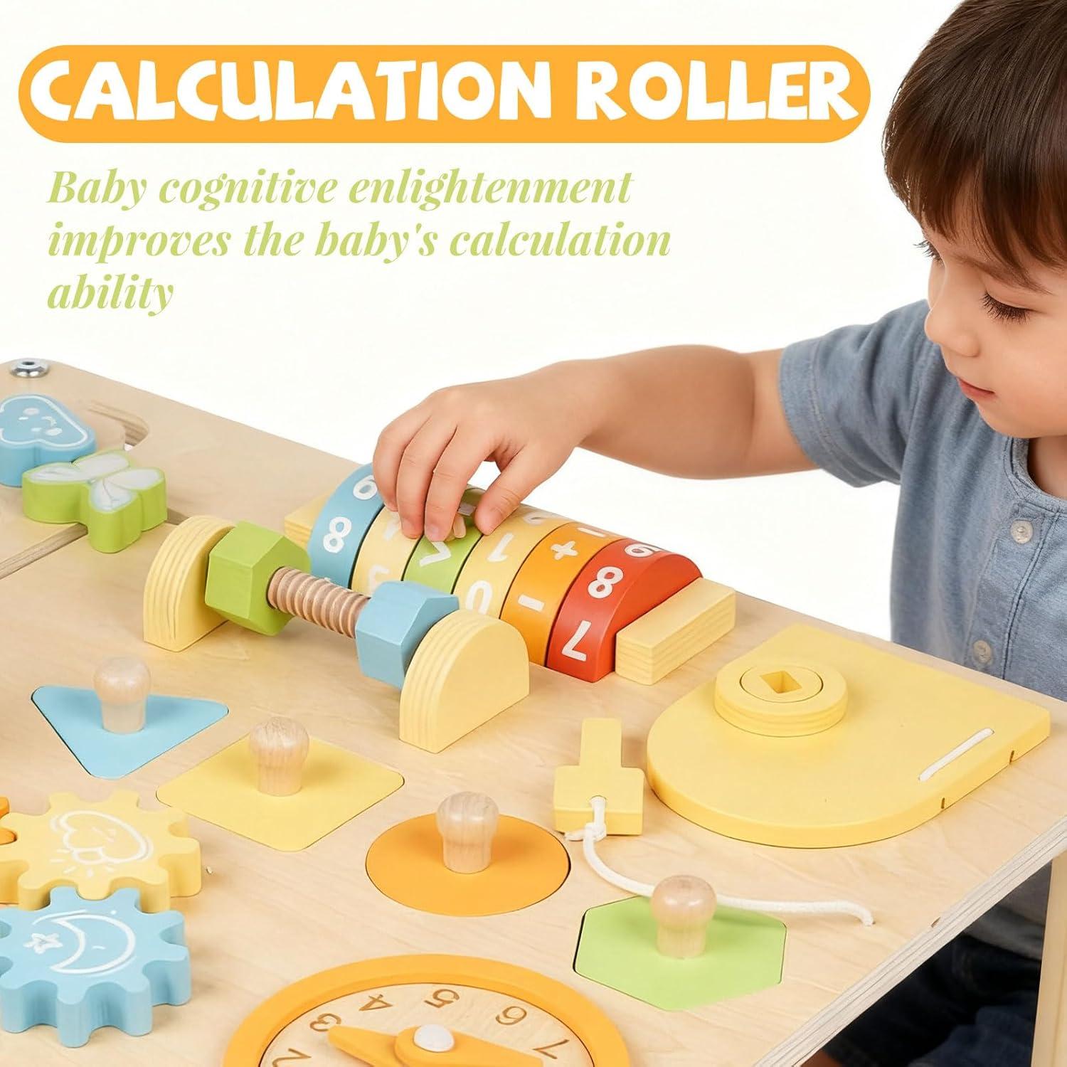 Mesa de Actividades Montessori GHOOI 8 en 1 para Niños 1 Año