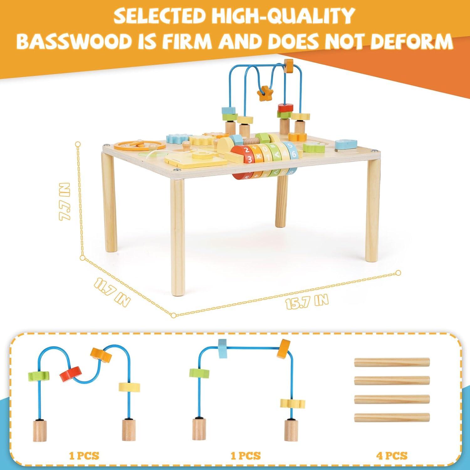 Mesa de Actividades Montessori GHOOI 8 en 1 para Niños 1 Año