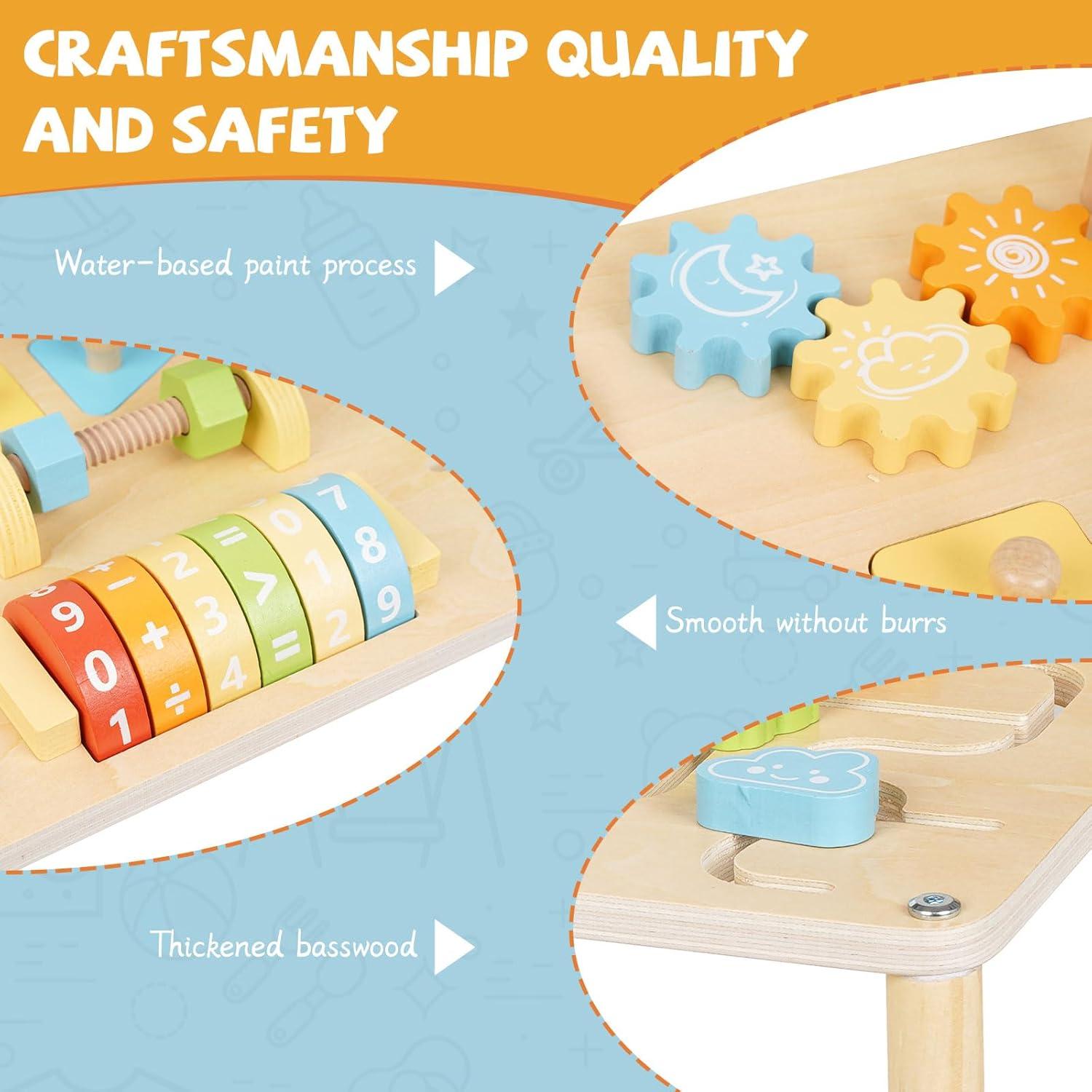 Mesa de Actividades Montessori GHOOI 8 en 1 para Niños 1 Año