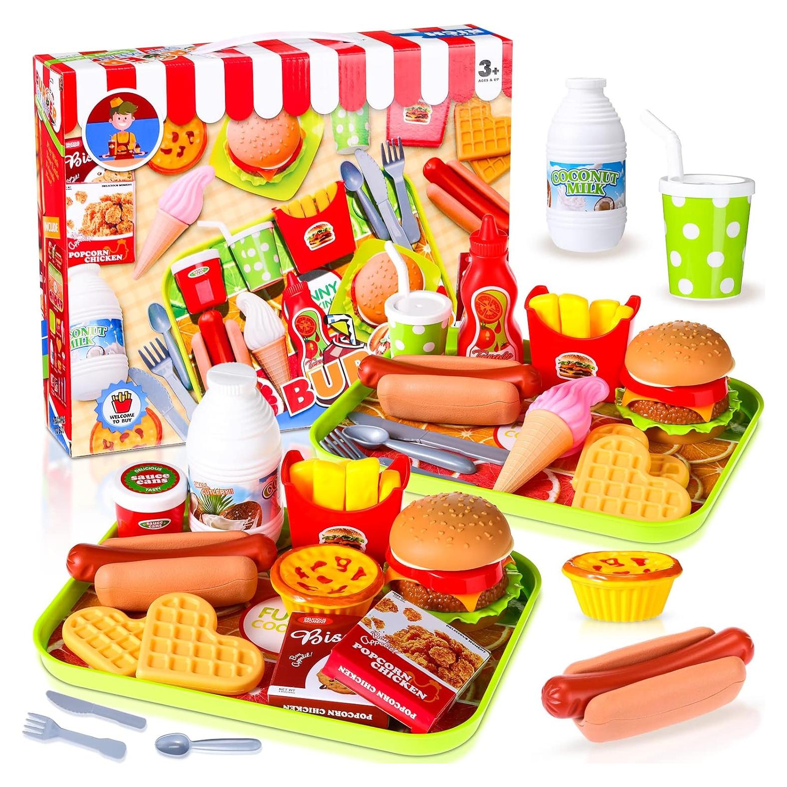 Conjunto de Juguetes de Comida Falsa Zomiboo 32x26 cm