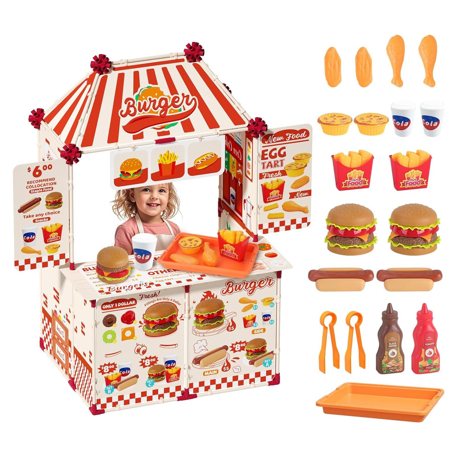 Conjunto de Juego de Hamburguesa KOALA DIARY 21 Piezas