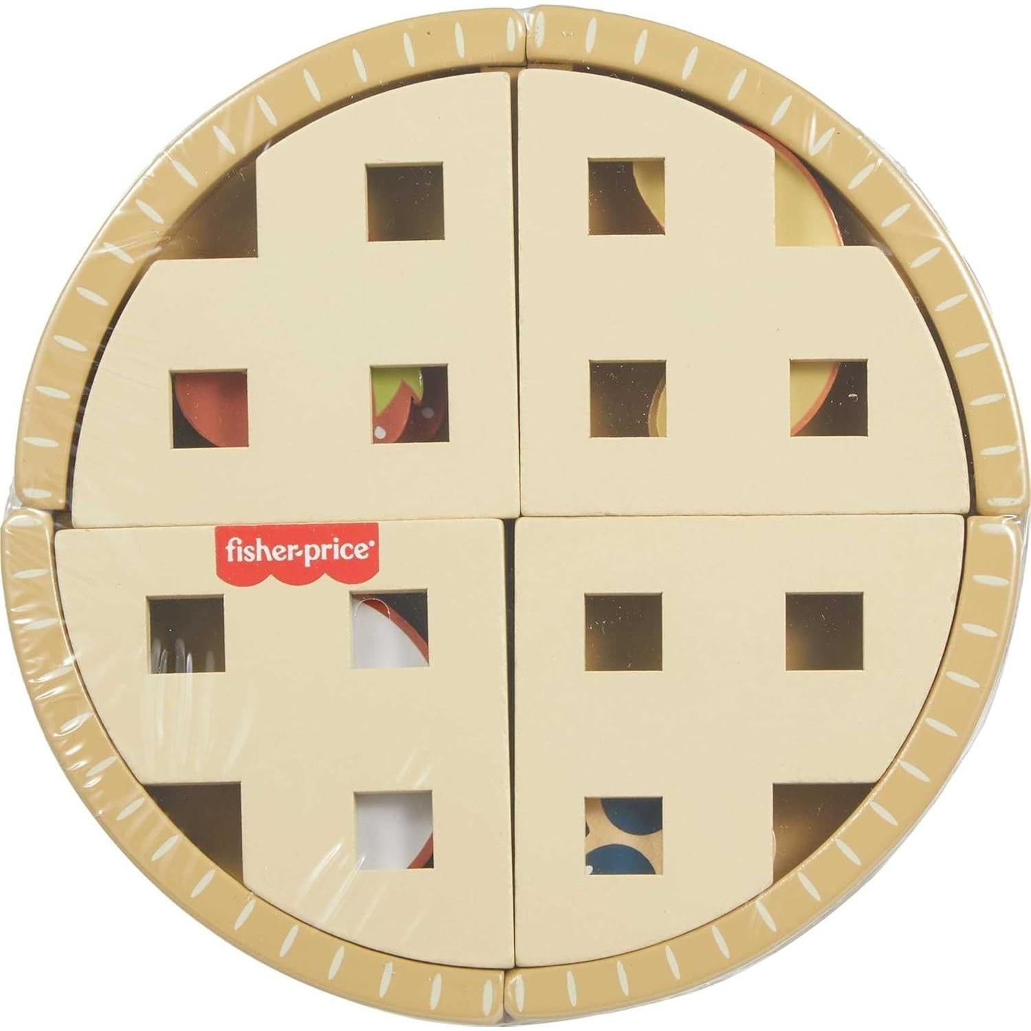 Fisher-Price Juguete de Madera Pastel de Frutas 16 Piezas