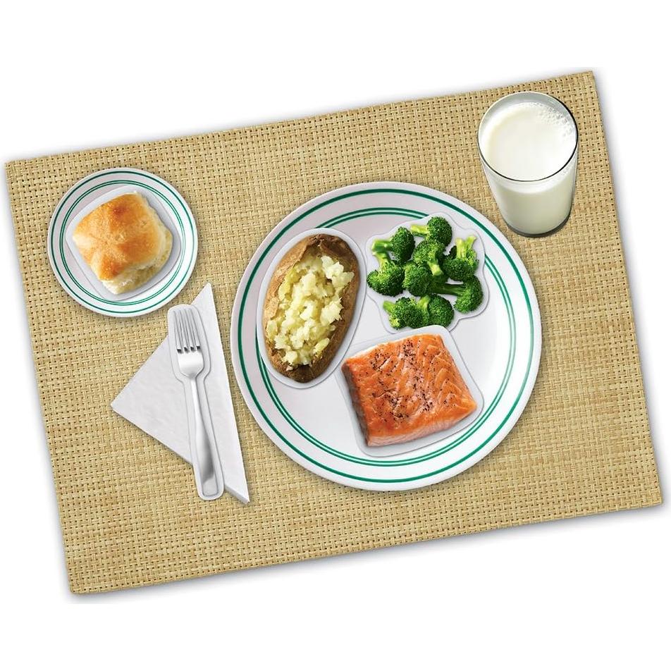 Conjunto de Alimentos Saludables Magnéticos Recursos de Aprendizaje 34 Piezas