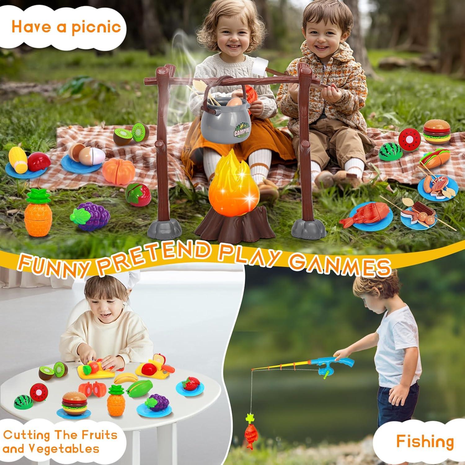 Set de Camping para Niños Mitcien - Juguetes Educativos 40 Piezas