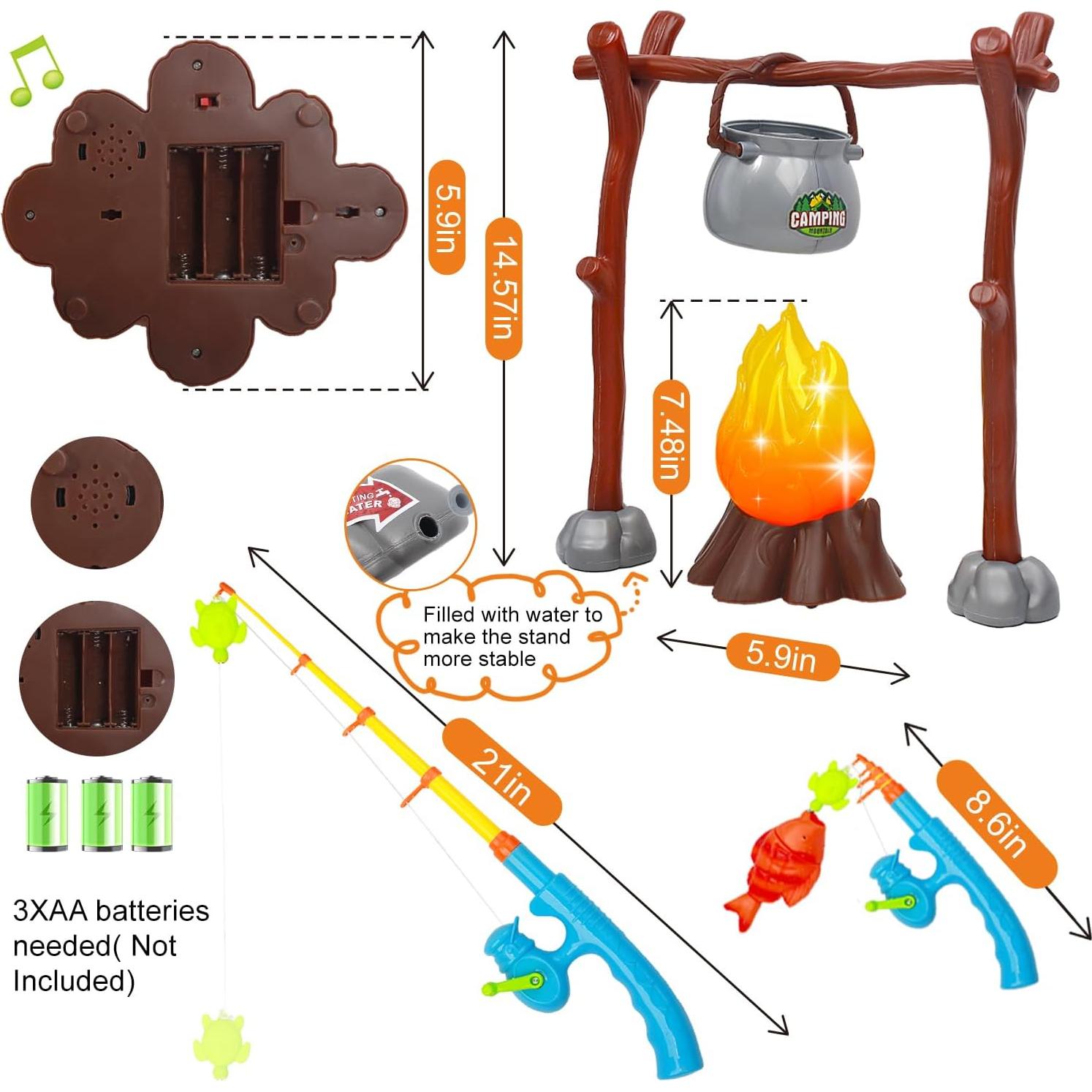 Set de Camping para Niños Mitcien - Juguetes Educativos 40 Piezas