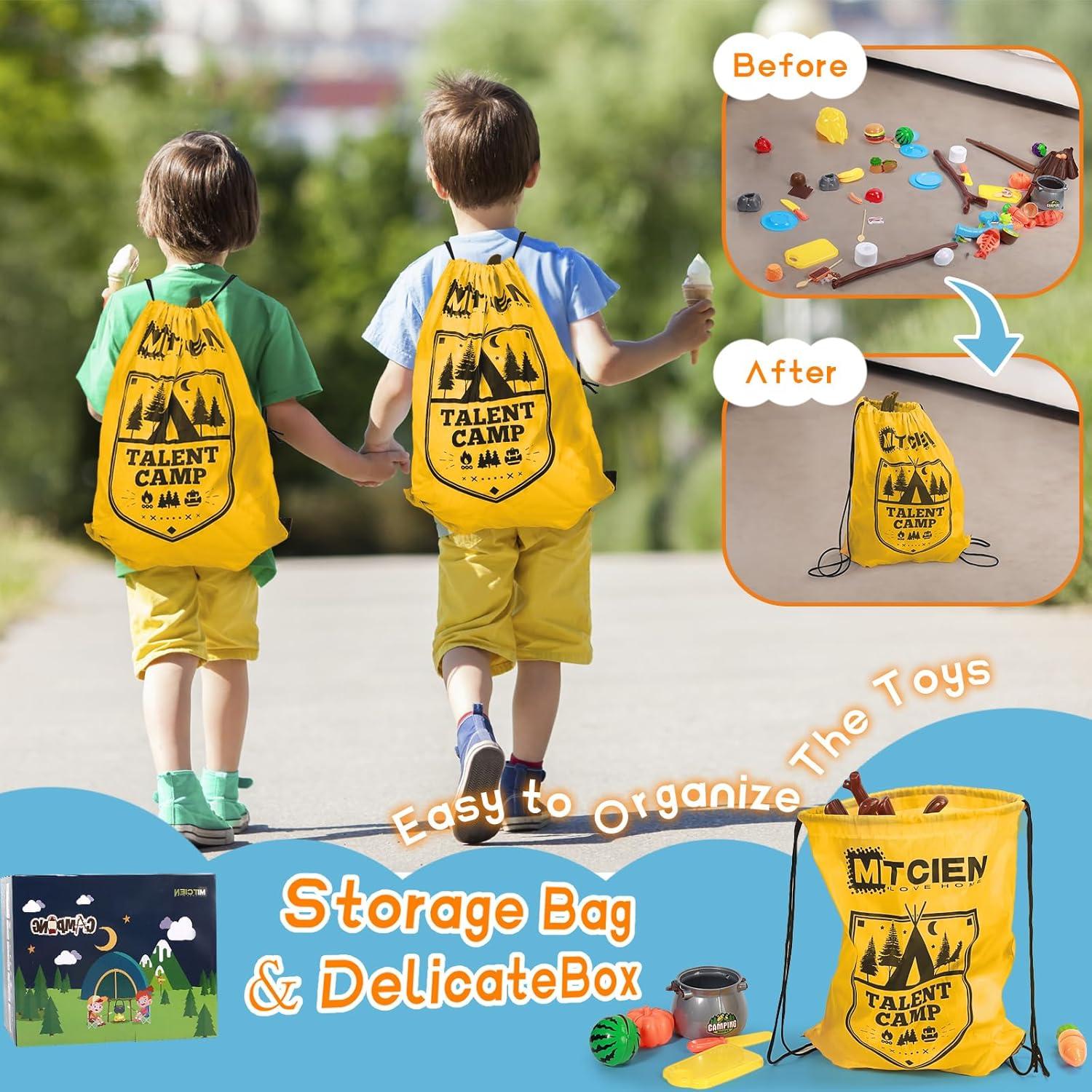 Set de Camping para Niños Mitcien - Juguetes Educativos 40 Piezas