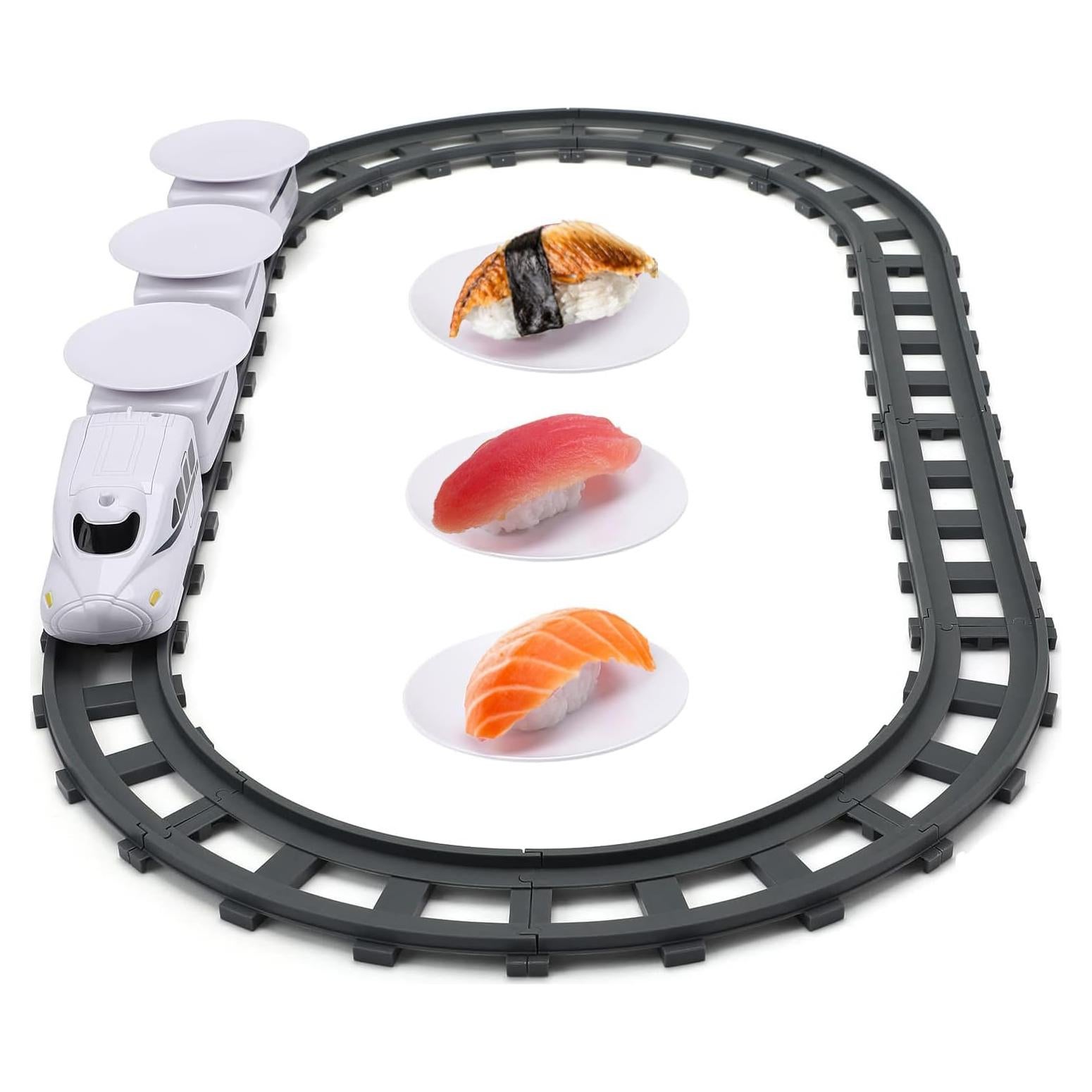 Tren de Sushi Eléctrico Apettoey con Bandejas y Vías