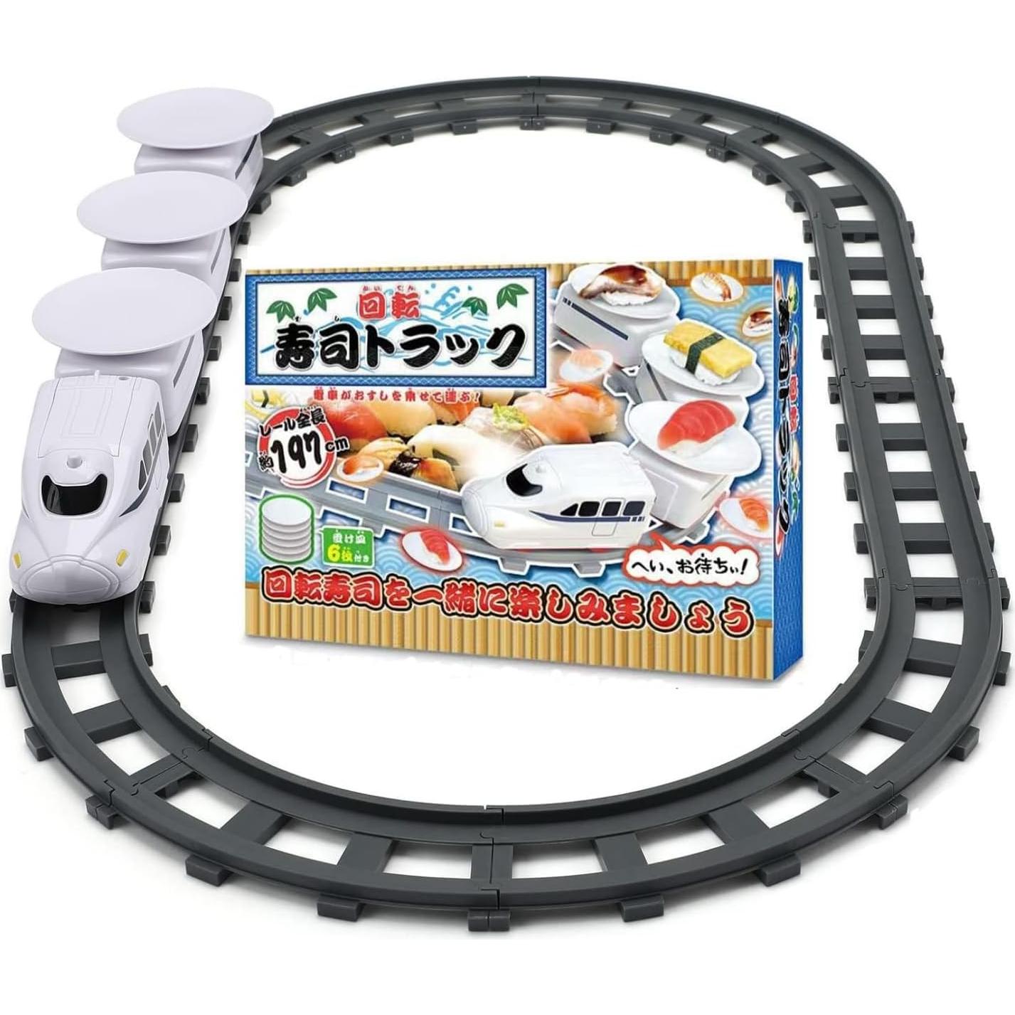 Tren de Sushi Eléctrico Apettoey con Bandejas y Vías