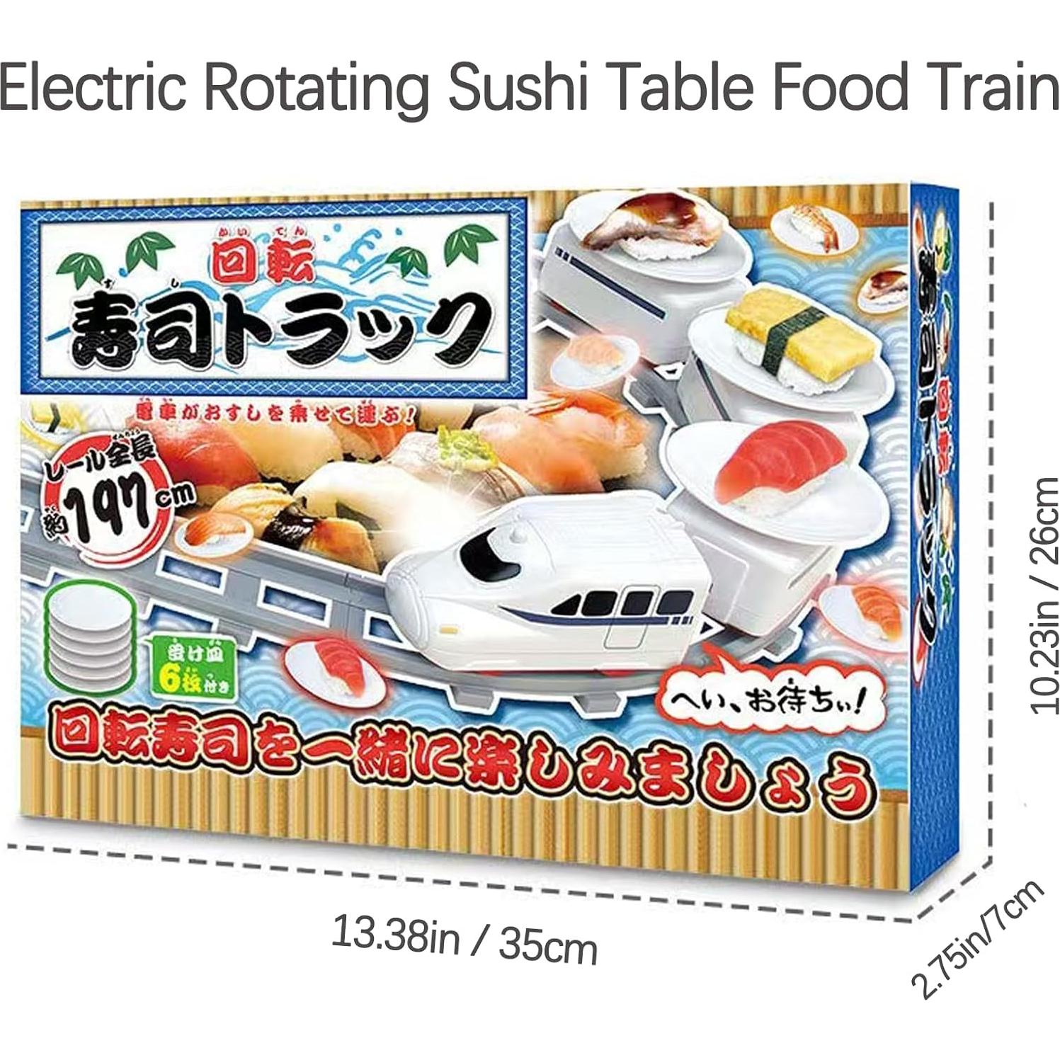 Tren de Sushi Eléctrico Apettoey con Bandejas y Vías